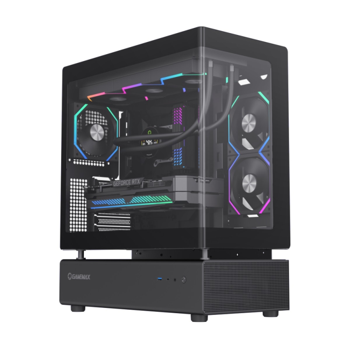 GAMEMAX Gaming-PC »N80 BK 7411«, Windows 11, DDR5 RAM, Gen4 SSD