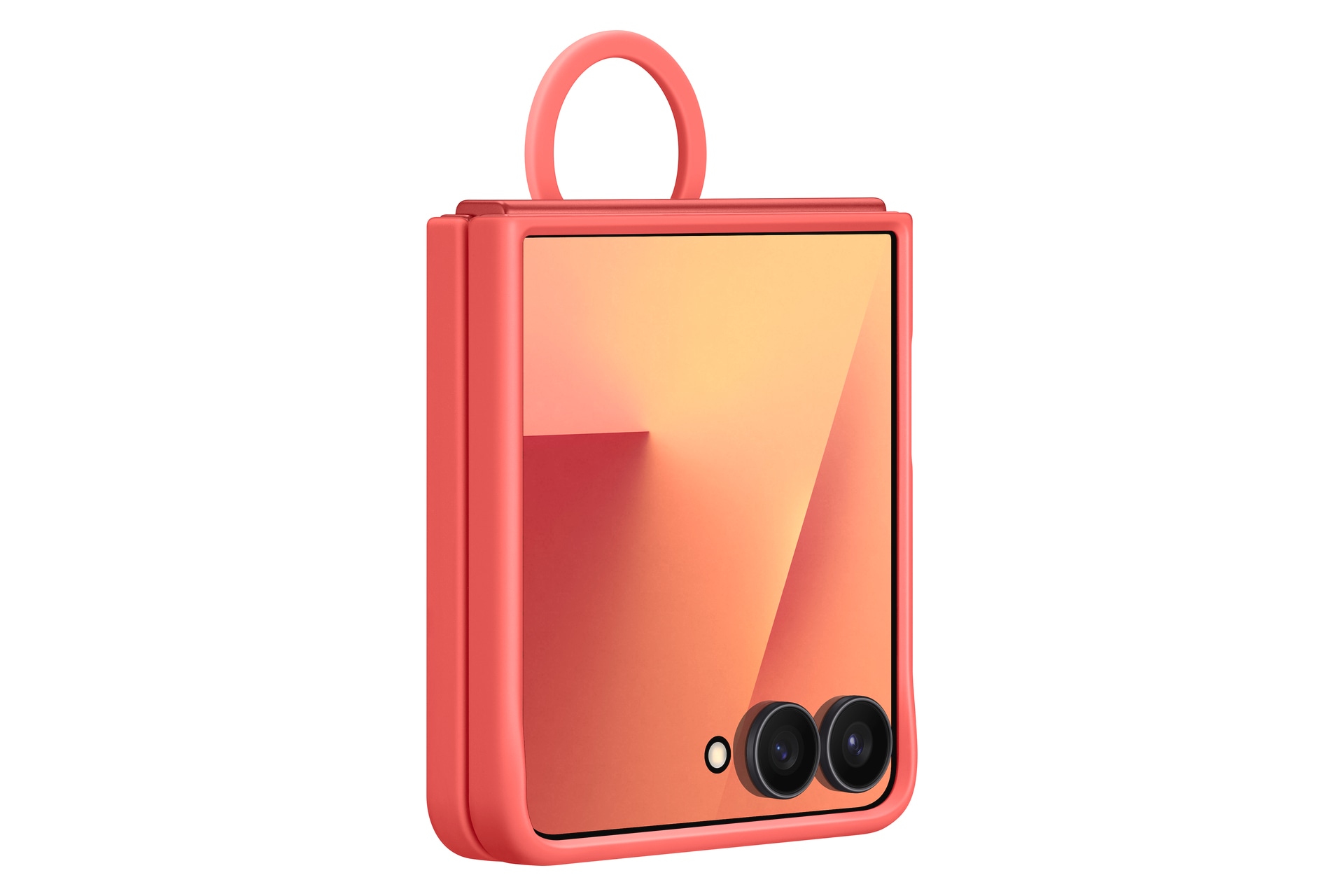 Samsung Handyhülle »Ring Case (Silicone) für Samsung Galaxy Z Flip7«, Samsung Galaxy Z Flip7, Backcover, Schutzhülle, Handyschutzhülle, Case, Schutzcase, stoßfest