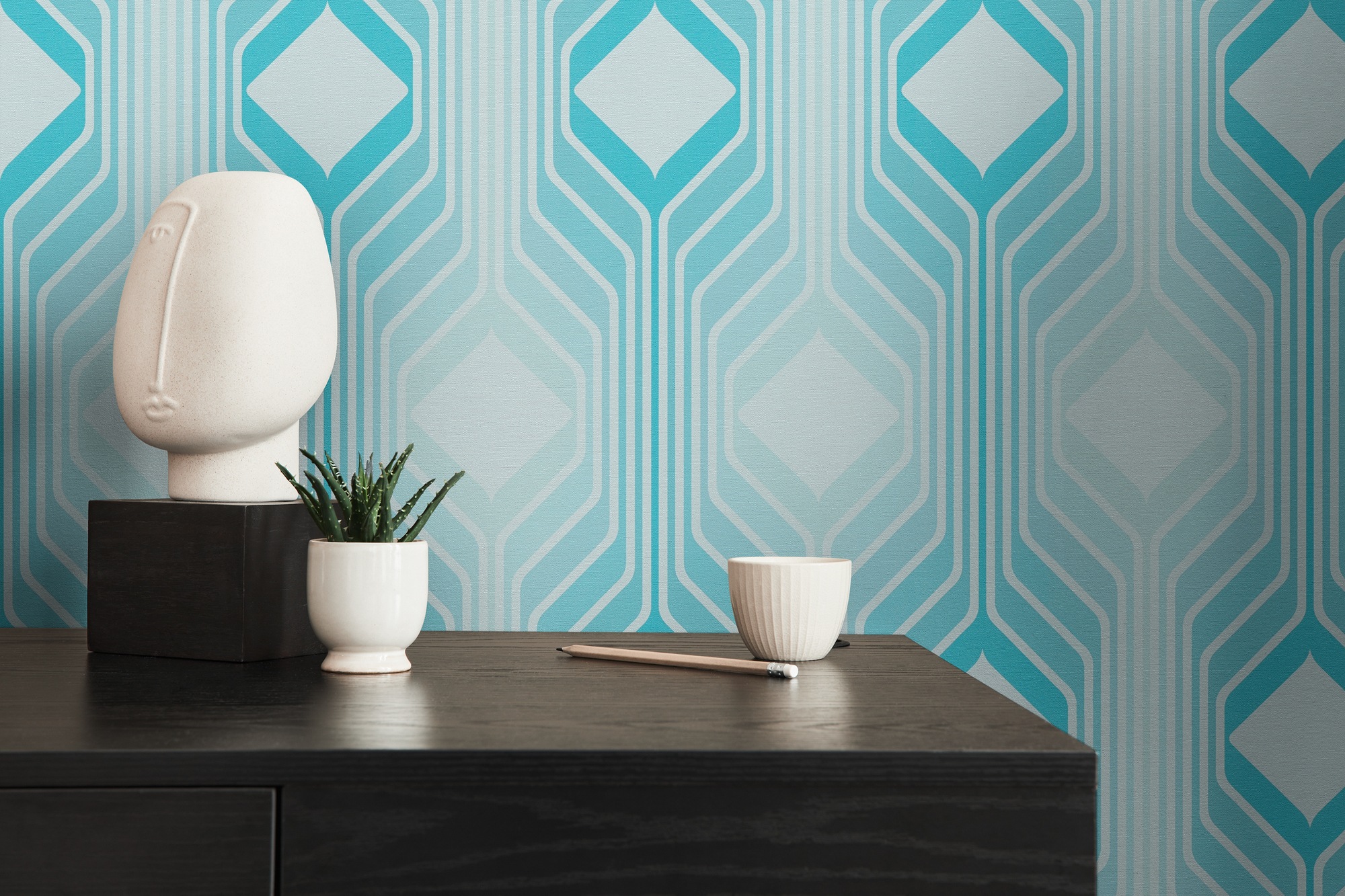 A.S. Création Vliestapete »Retro Chic 3D-Tapete Mustertapete Vintage 3D« matt strukturiert Vliestapete Kacheln für Schlafzimmer Küche Wohnzimmer 3D Design modern