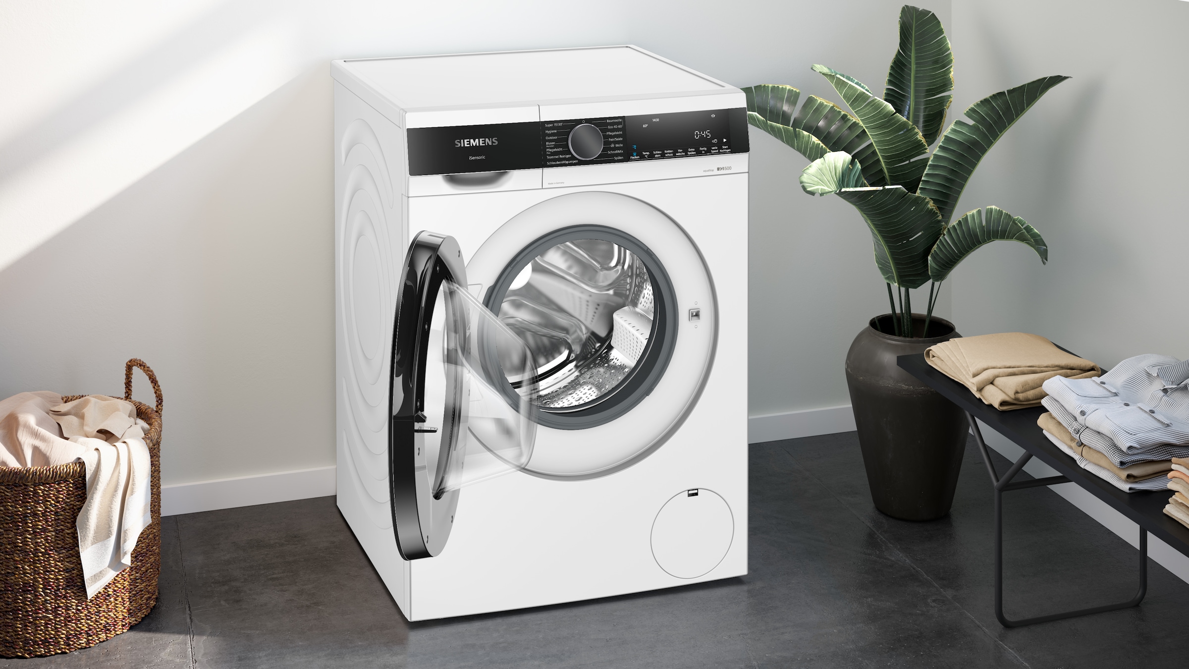 SIEMENS Waschmaschine iQ500 »WG44G2140«, 9 kg, 1400 U/min