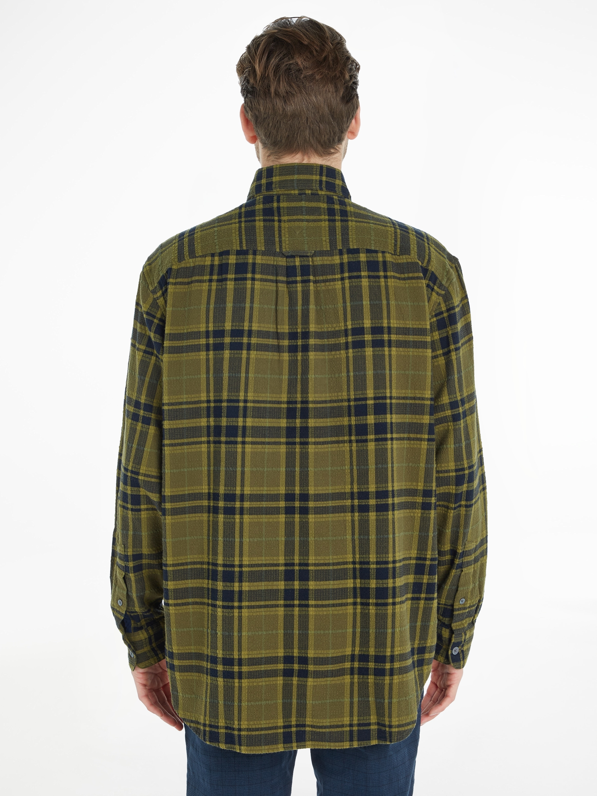 Tommy Hilfiger Langarmhemd »TONAL TARTAN SHIRT«