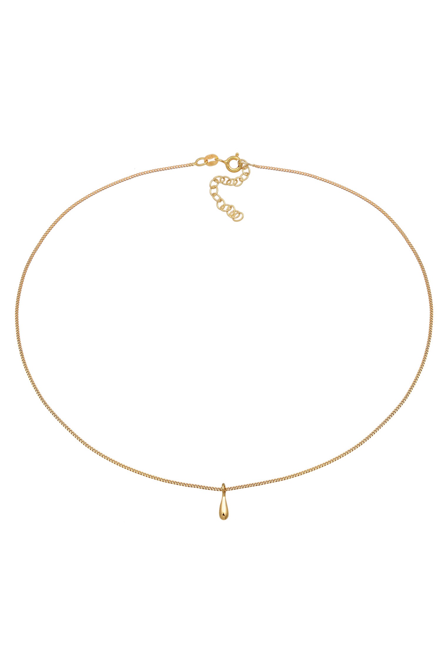 Elli Choker »Halskette Tropfen Drop Anhänger Zart Schlicht 925 Silber«