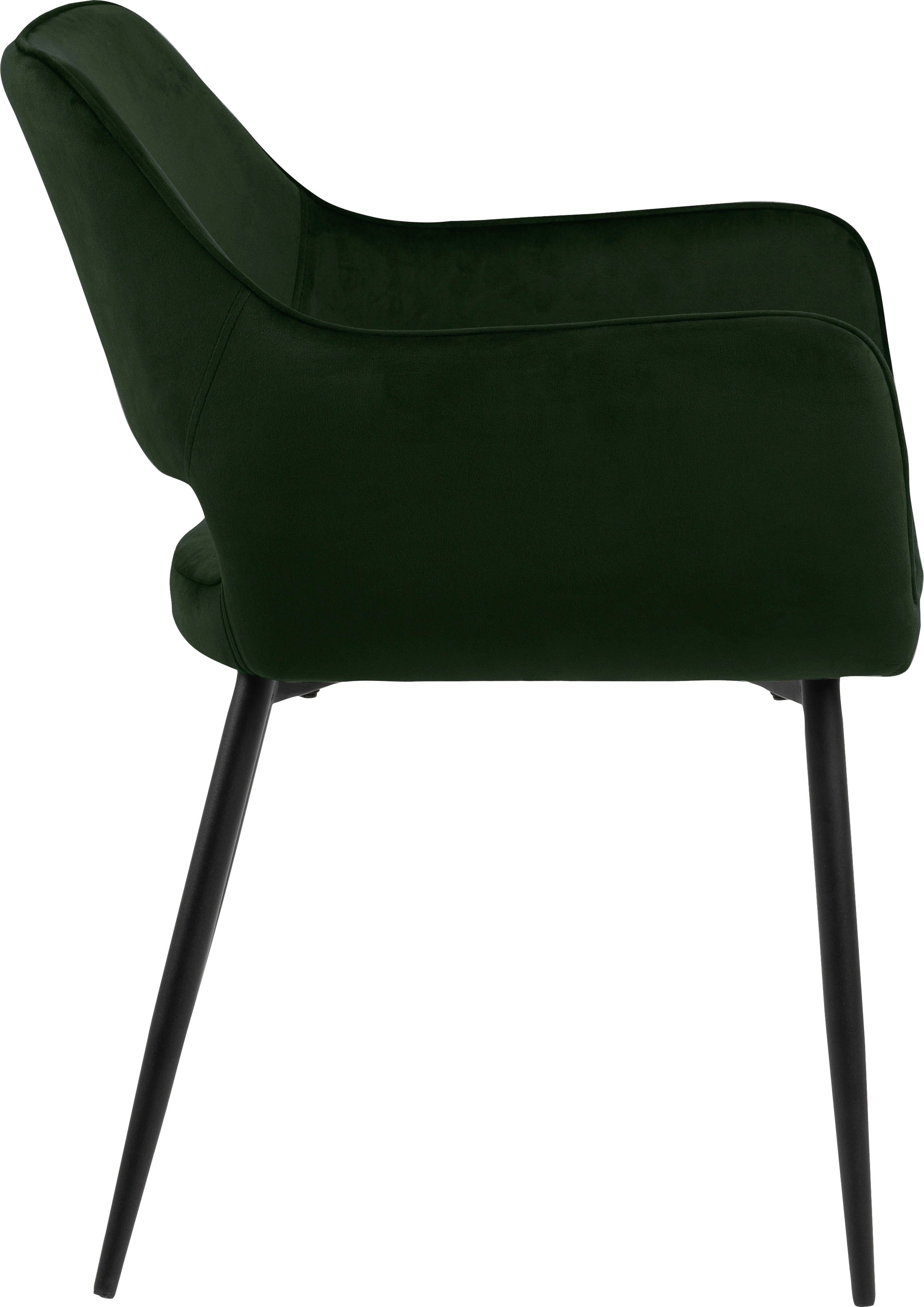 ACTONA GROUP Esszimmerstuhl »Ranja Polsterstuhl« () 2er Set, Metallbeine und Armlehnen, Sitzhöhe 47 cm