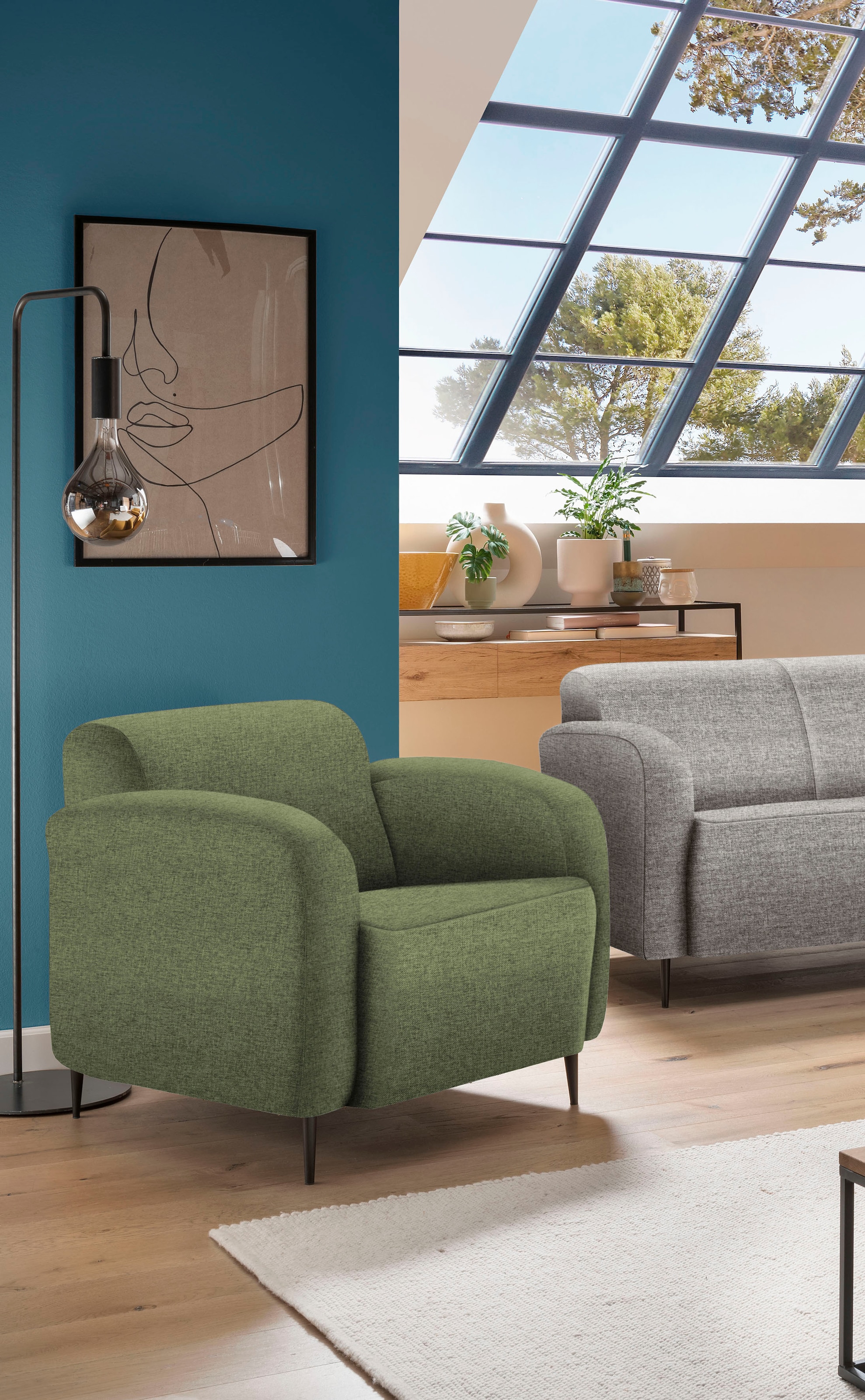 Home affaire Cocktailsessel »Marone« auch als 2-Sitzer und 3-Sitzer erhältlich