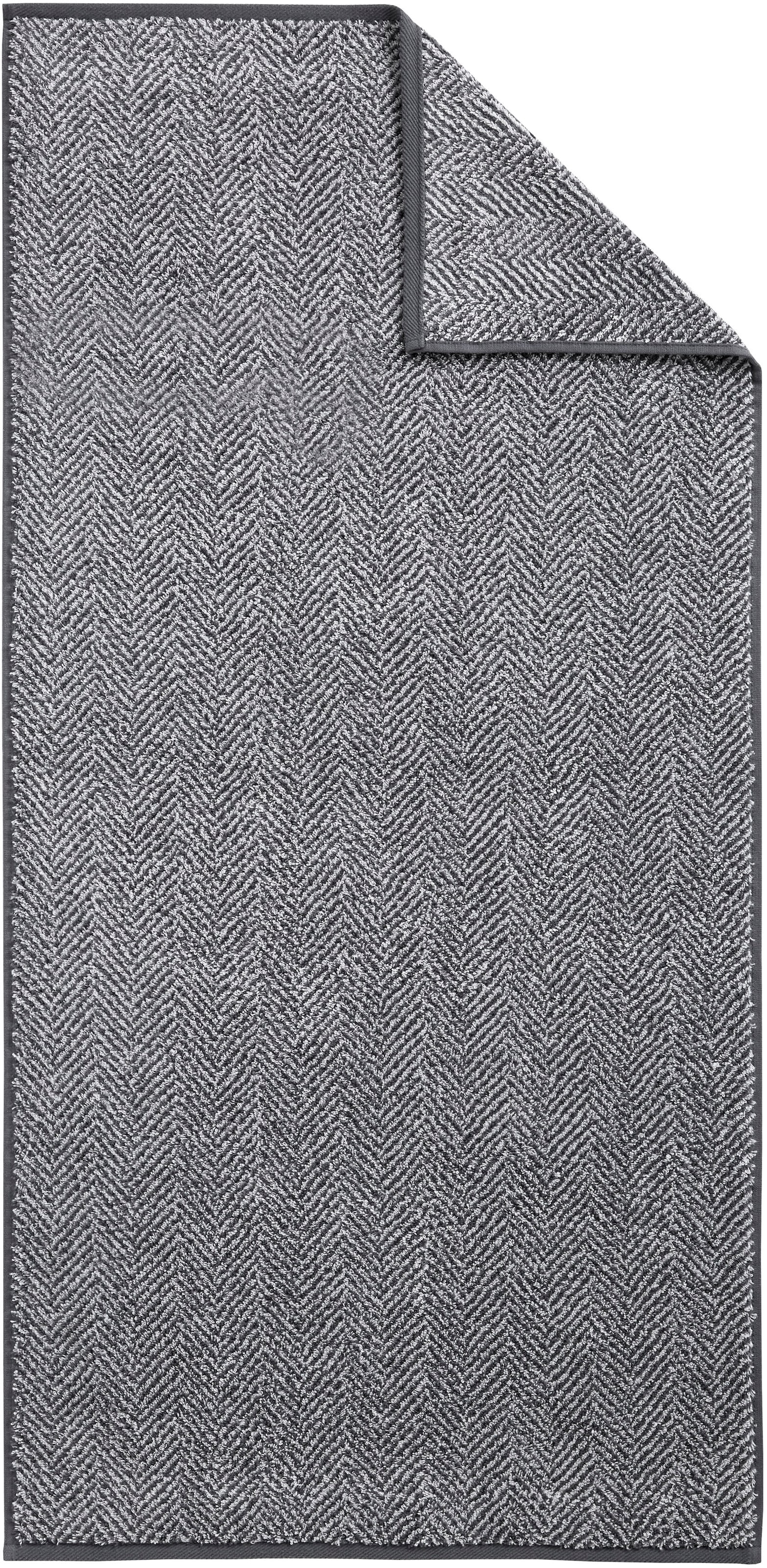Dyckhoff Handtuch Set »Golden Shades Herringbone«, Set, 6 tlg., Walkfrottier, 4 Handtücher (50x100cm), 2 Duschtücher (70x140cm)