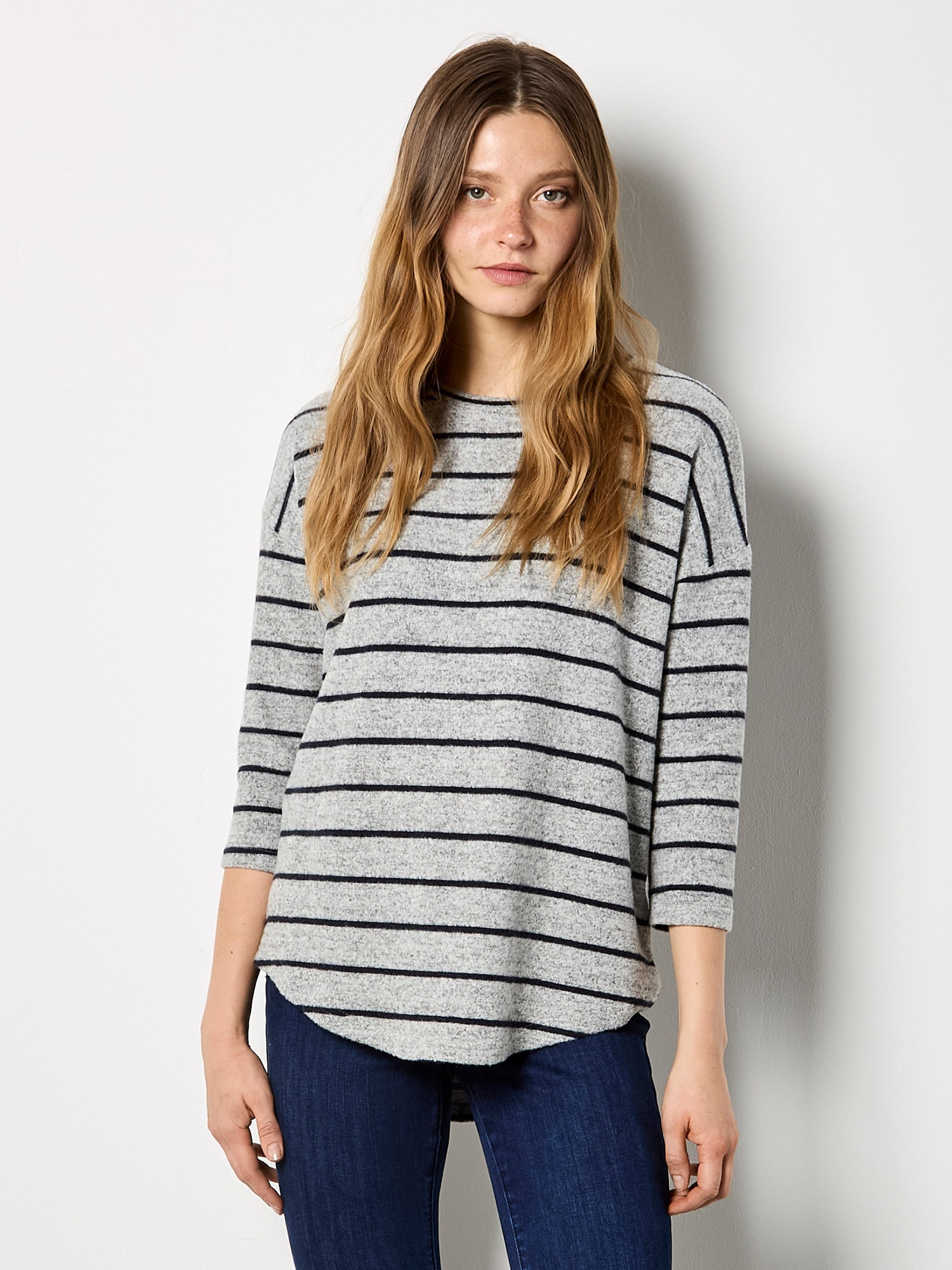 Apricot Shirttop »Top« mit Streifen
