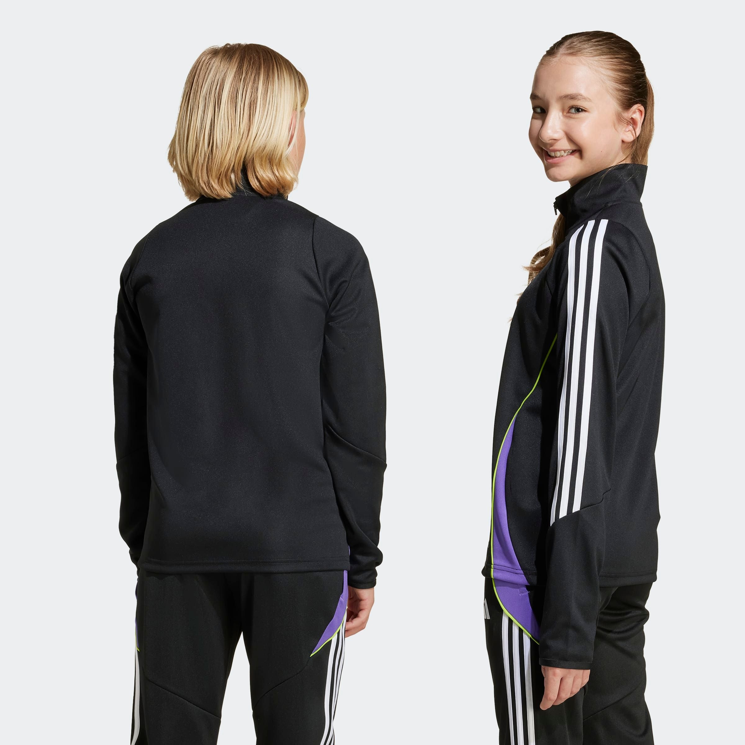 adidas Performance Trainingsshirt »TIRO 24 KIDS TRAININGSOBERTEIL« schmaler Schnitt, mit Reißverschluss, atmungsaktiv