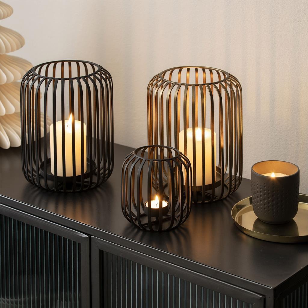Villeroy & Boch Windlicht »Windlicht Christmas Chic 22,5 cm schwarz« Nur Dekoration