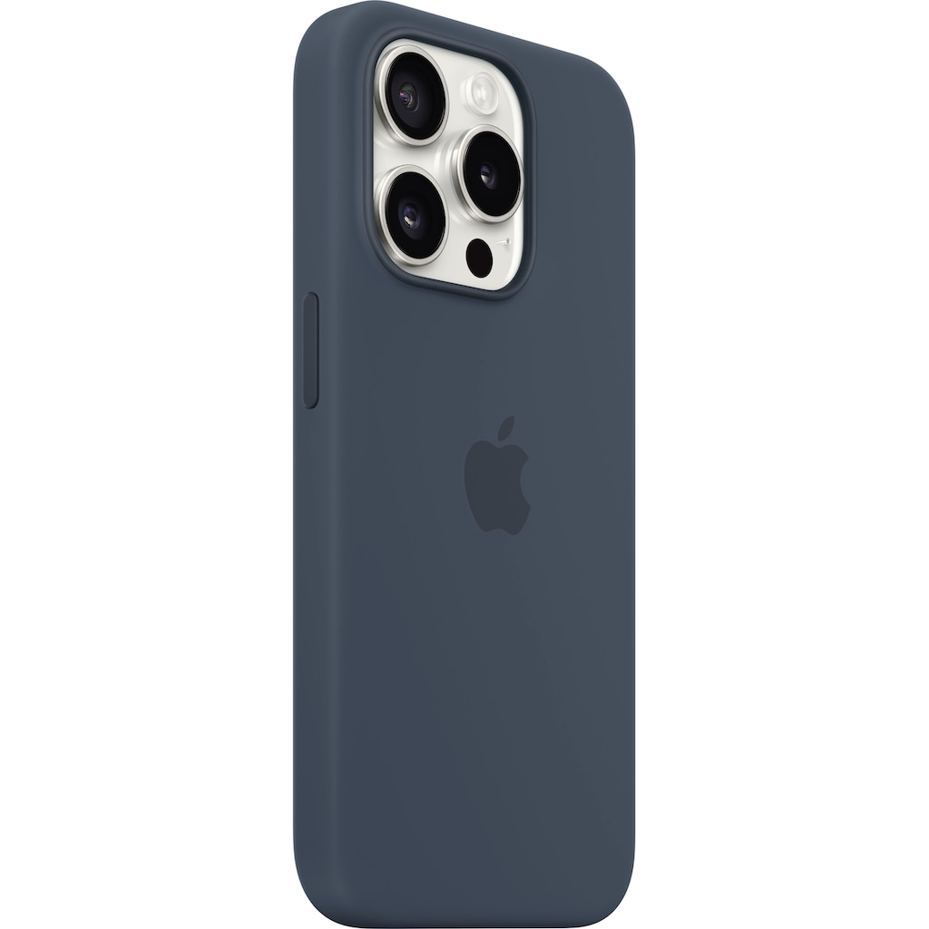 Apple Smartphone-Hülle »iPhone 15 Pro Silikon mit MagSafe«, Apple iPhone 15 Pro, 15,5 cm (6,1 Zoll)