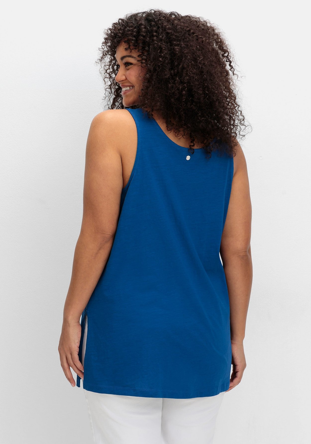 Sheego Longtop »Longtop mit Knotendetail am Träger«