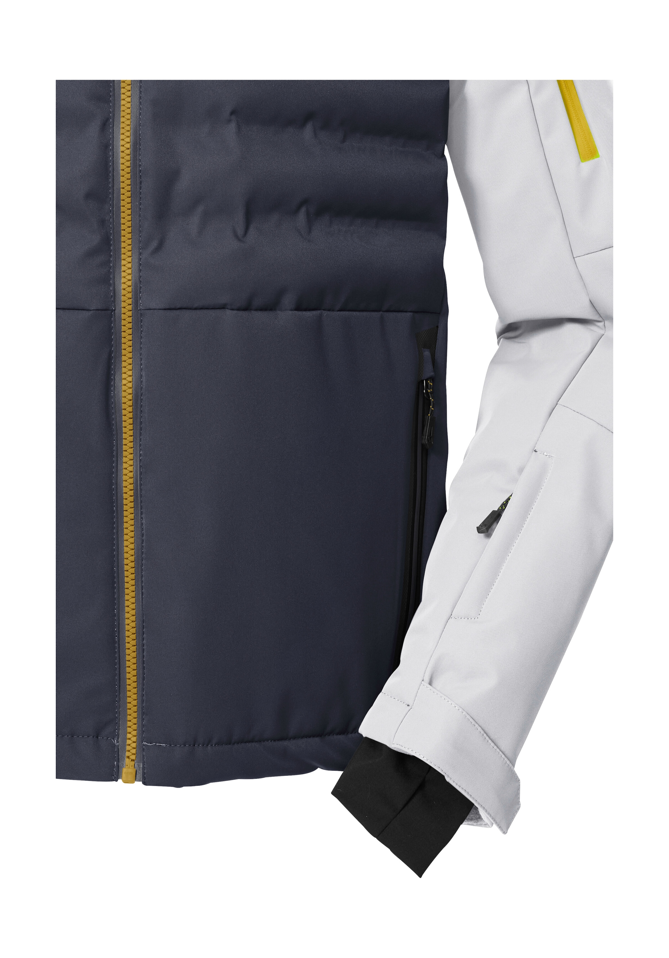 Killtec Skijacke »KSW 72 MN SKI JCKT«, Moderne Hybridoptik, winddicht, wasserabweisend, atmungsaktiv