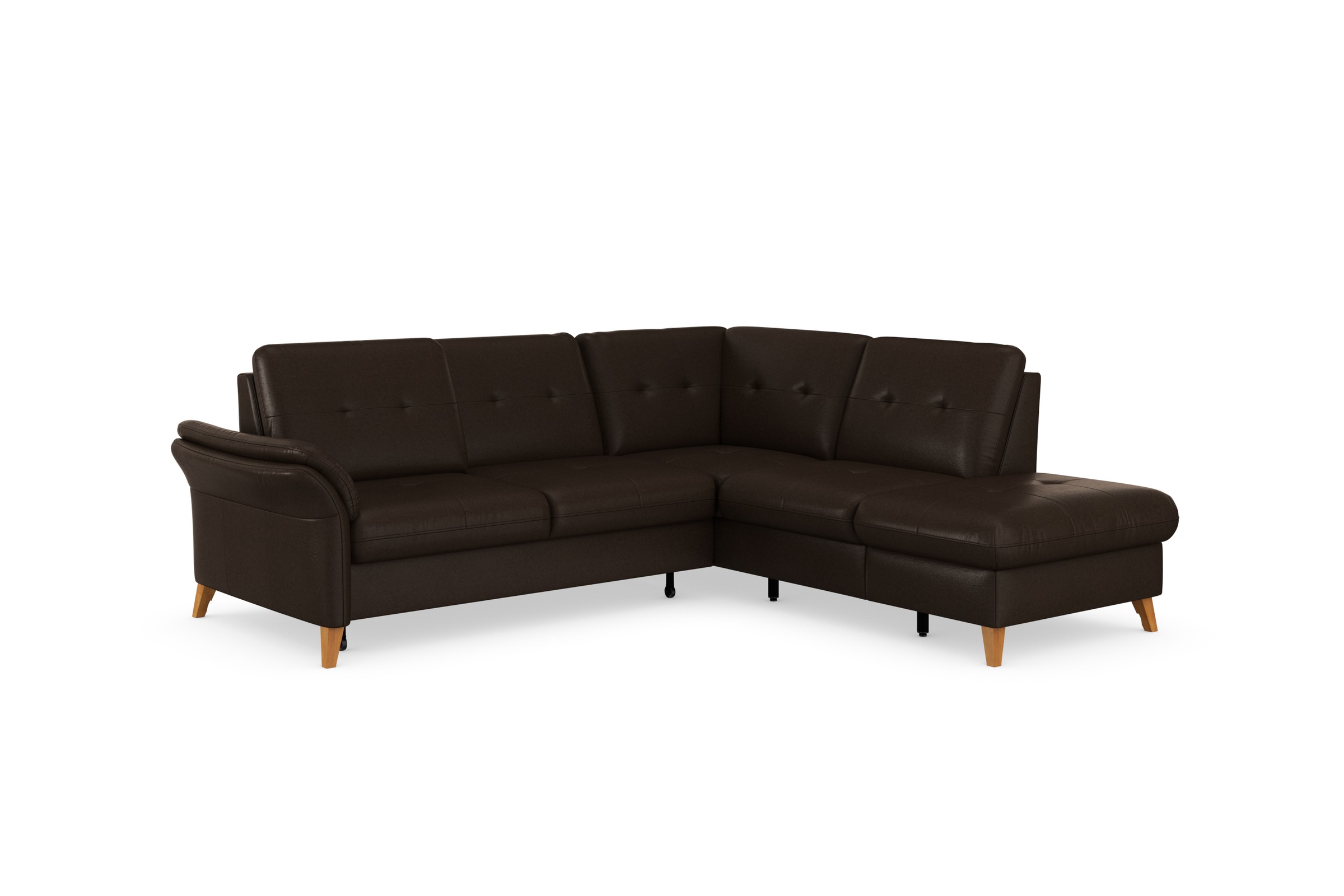 sit&more Ecksofa »Göteborg«, inkl. Sitztiefenverstellung, wahlweise mit Bettfunktion & Bettkasten