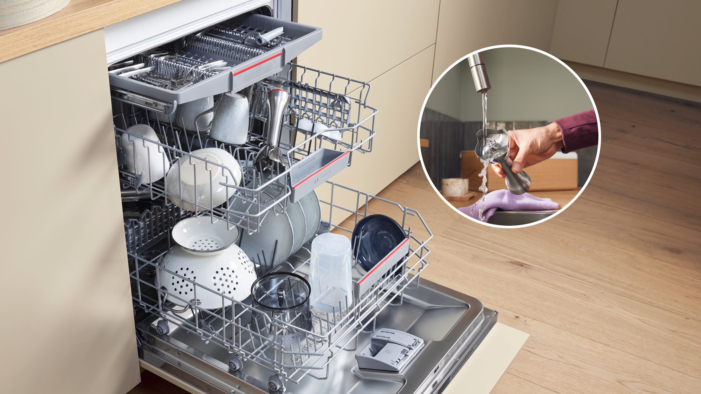 BOSCH Stabmixer »ErgoMaster Serie 8, MSM8M934, Doppelschneebesen, Becher, Zerkleinerer« 1500 W 6 Klingen Edelstahl, Spiralkabel, Keramikkupplung, luftgekühlter Motor