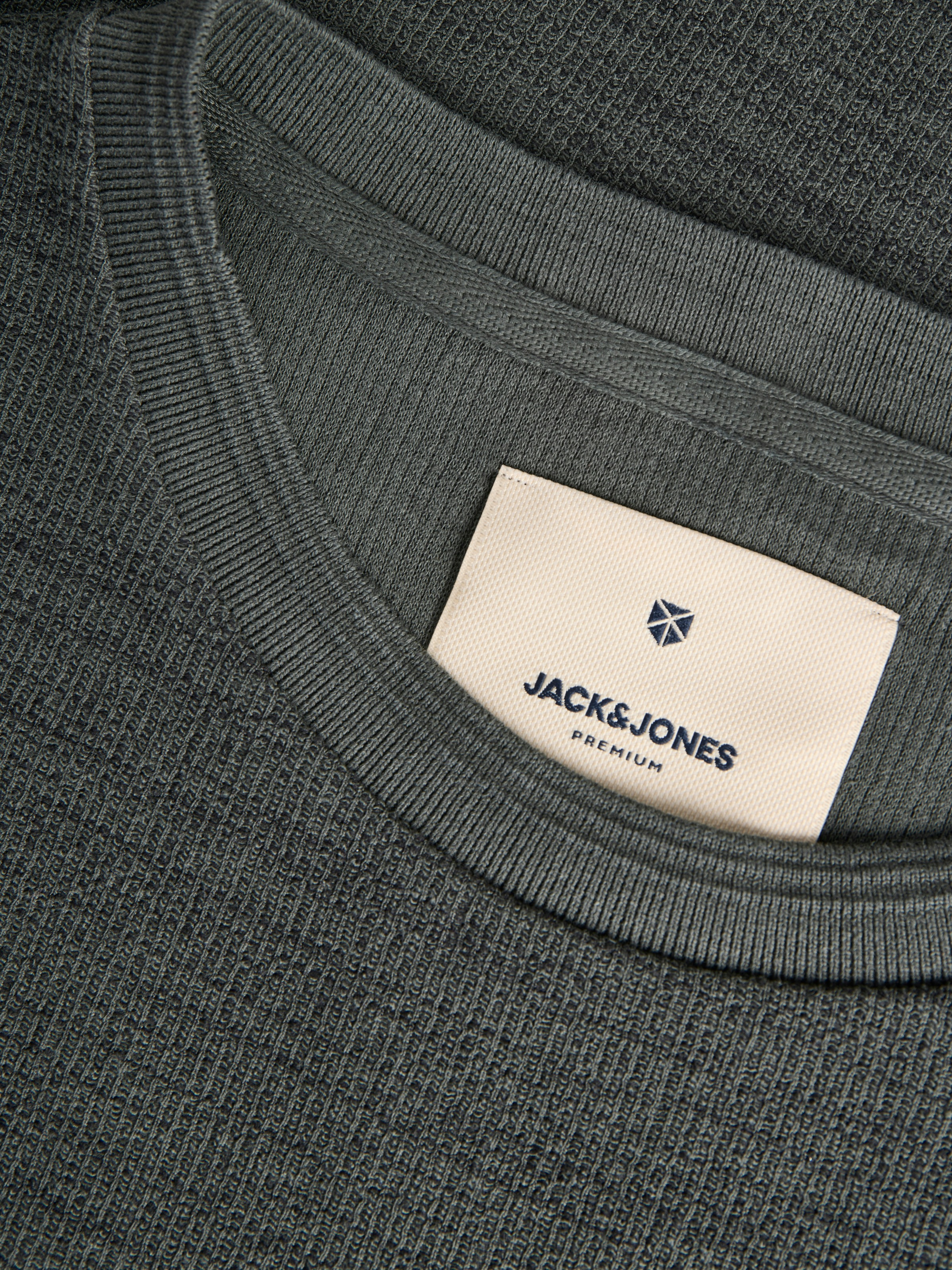 Jack & Jones Langarmshirt »JPRBLUDEREK LS STRUCTURE TEE«
