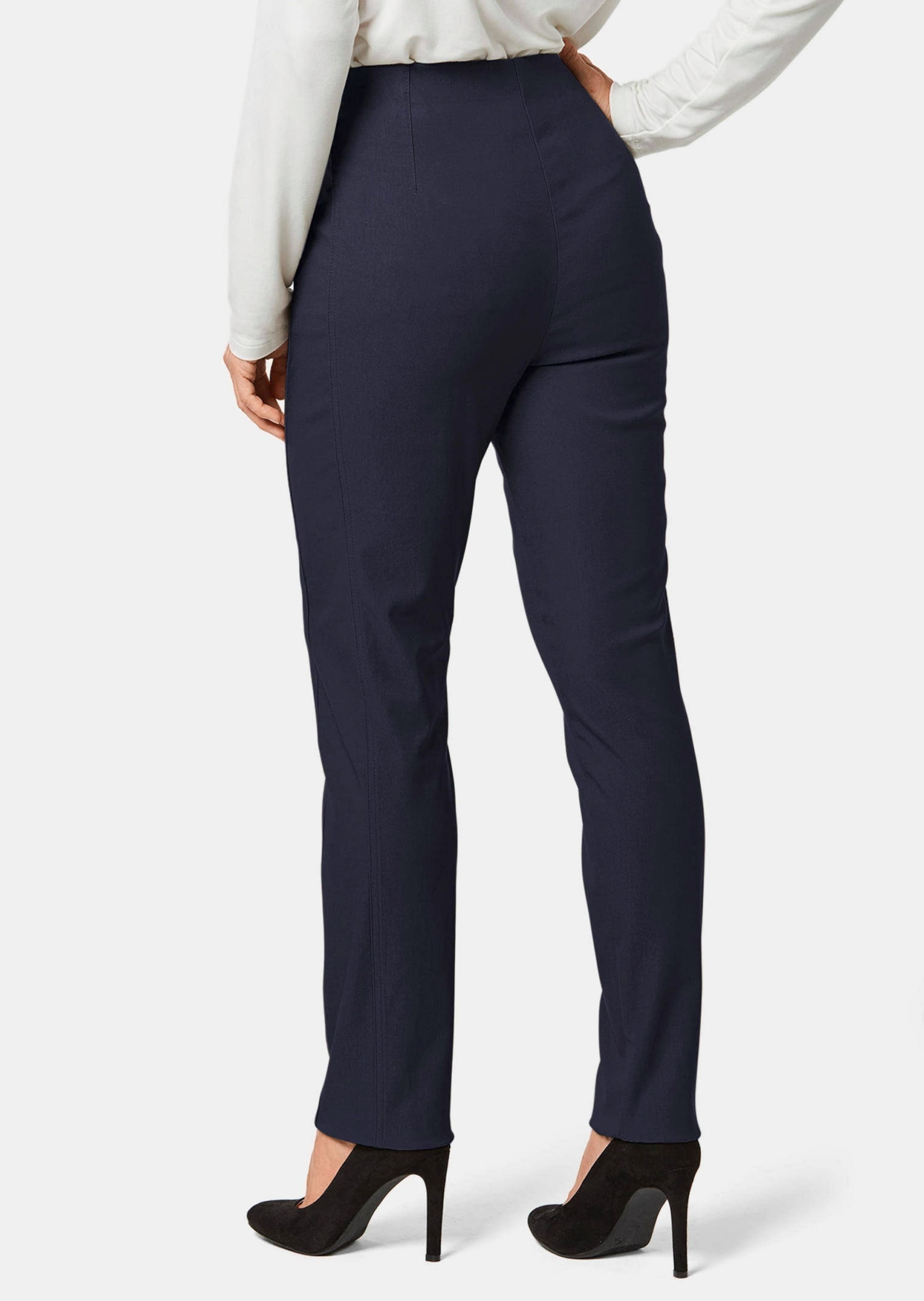 GOLDNER 2-in-1-Hose »Wärmende Schlupfhose LOUISA in knitterarmer Ware«