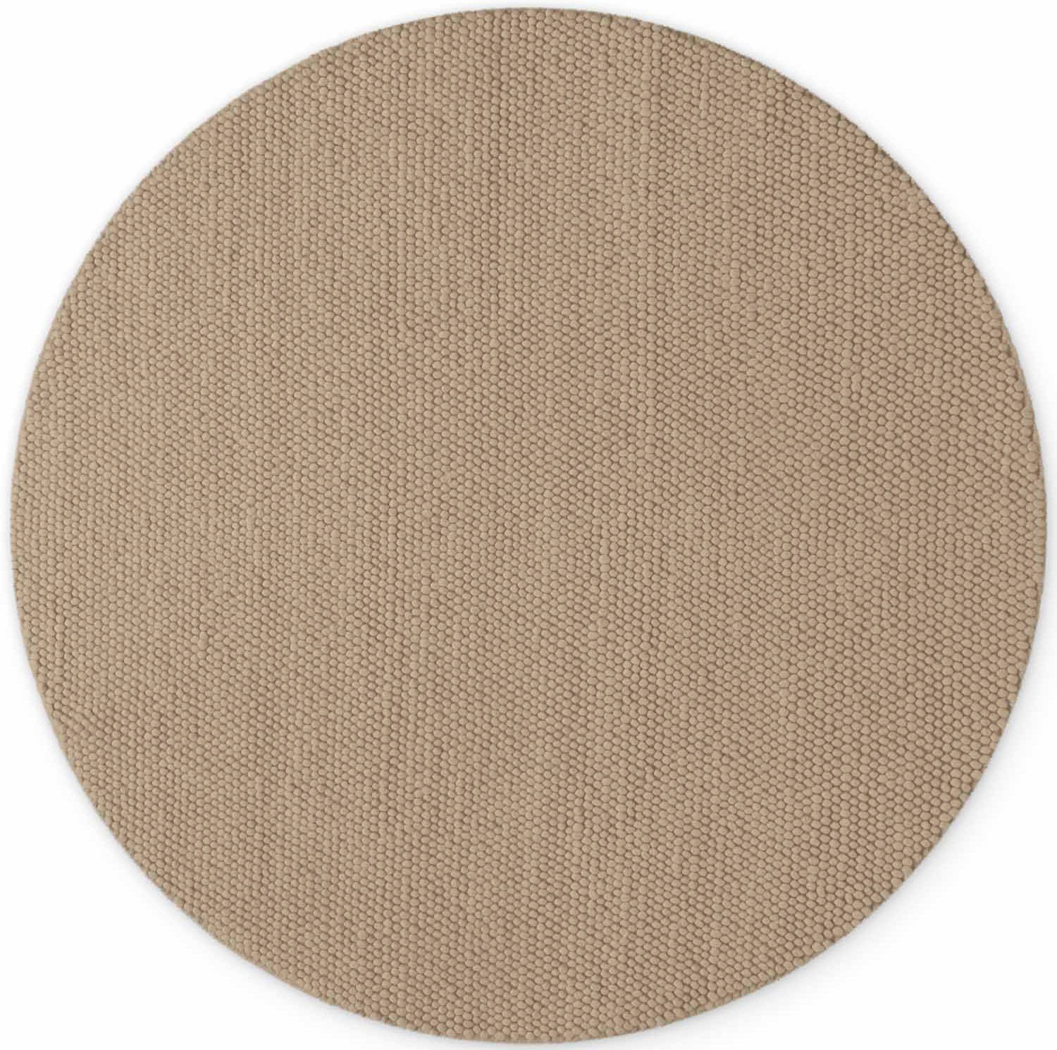 Ted Baker Wollteppich »Diana« rund 16 mm Höhe Wolle, Natur, Handgemacht, Wohnzimmer, Esszimmer, Schlafzimmer, Skandi