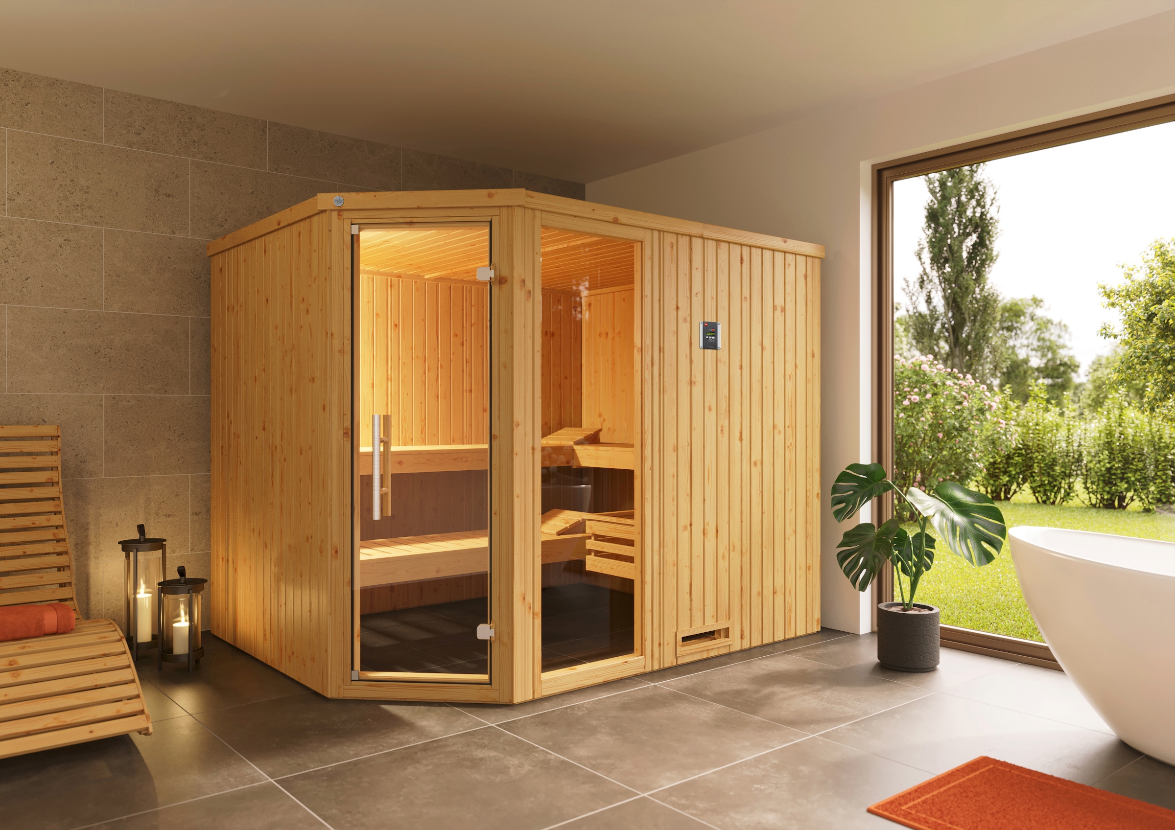 weka Sauna »Varberg 4«, ohne Ofen