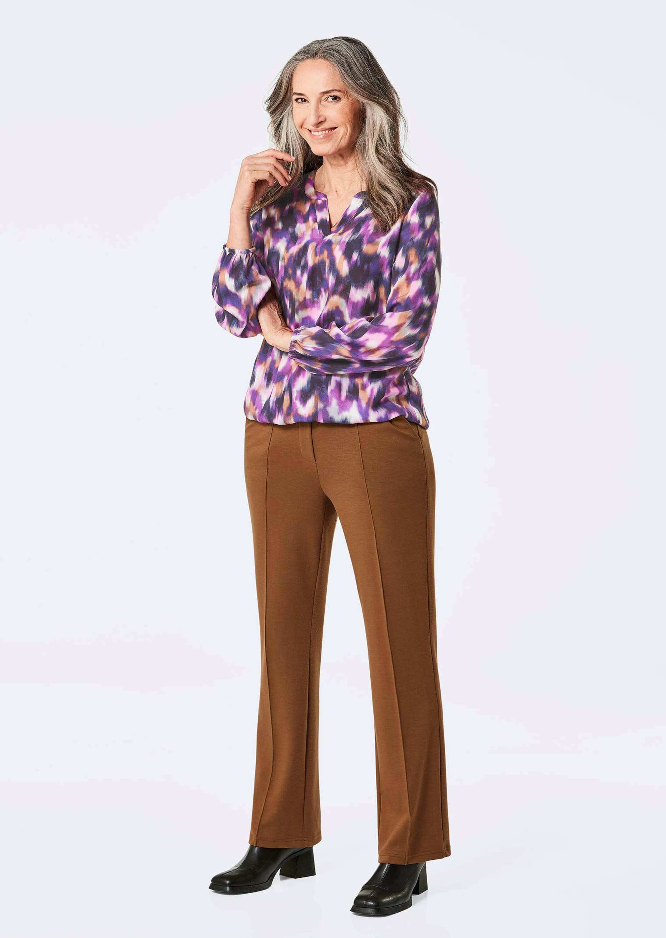 GOLDNER Klassische Bluse »Kurzgröße Bluse«