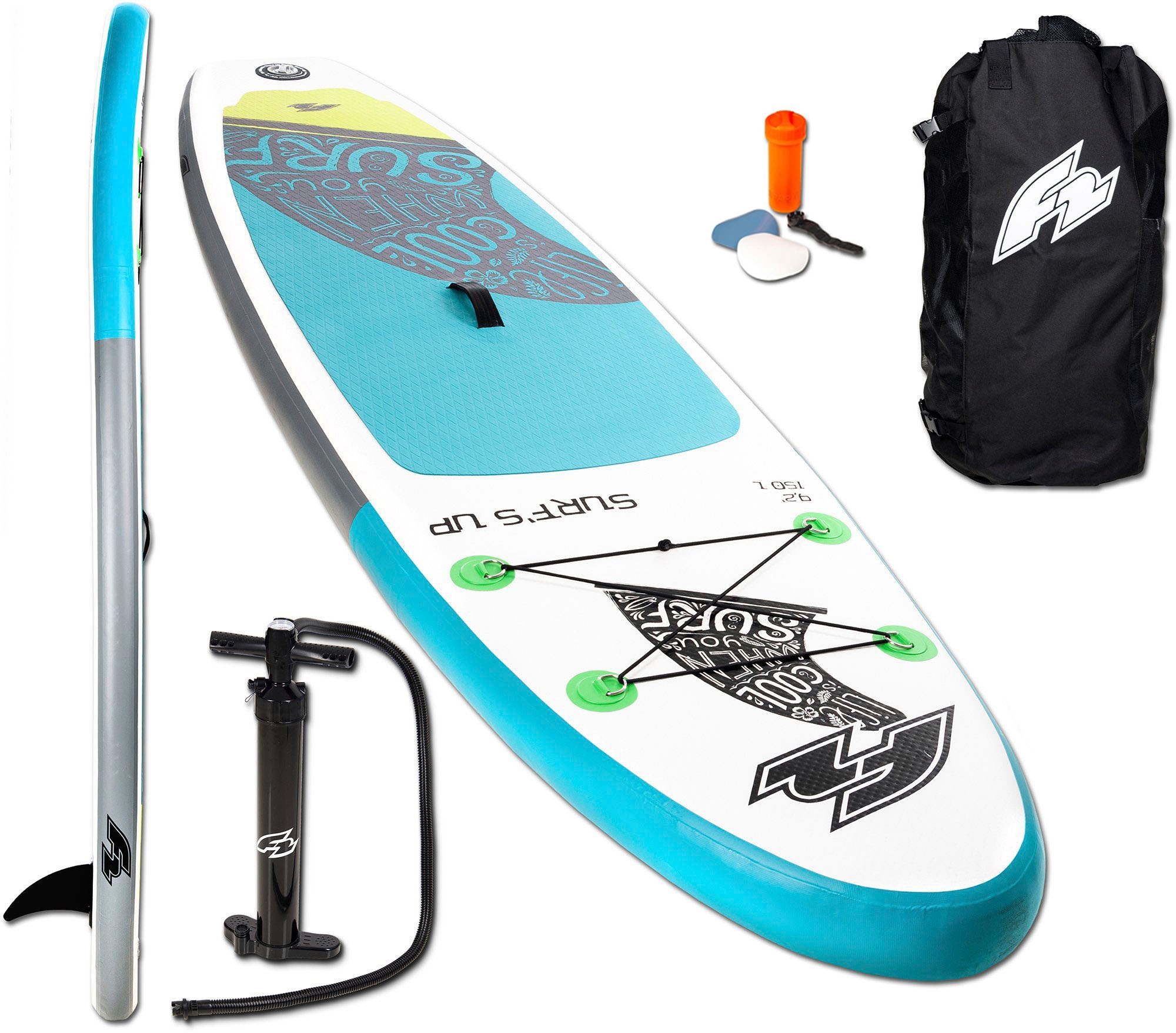 F2 Inflatable SUP-Board »F2 Surf\'s OTTO Up (4 Paddel tlg.), bei Kids«, ohne
