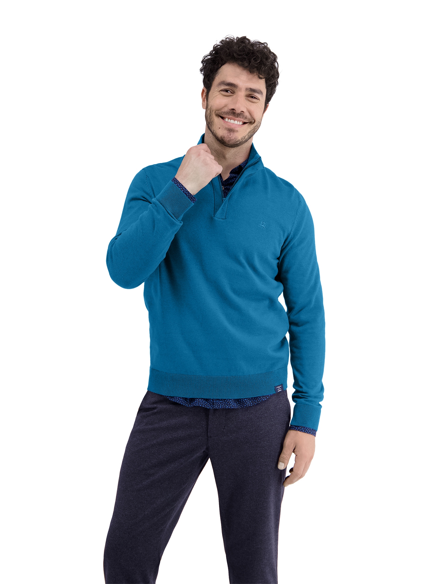LERROS Strickpullover »LERROS Troyer in Twist-Strick«