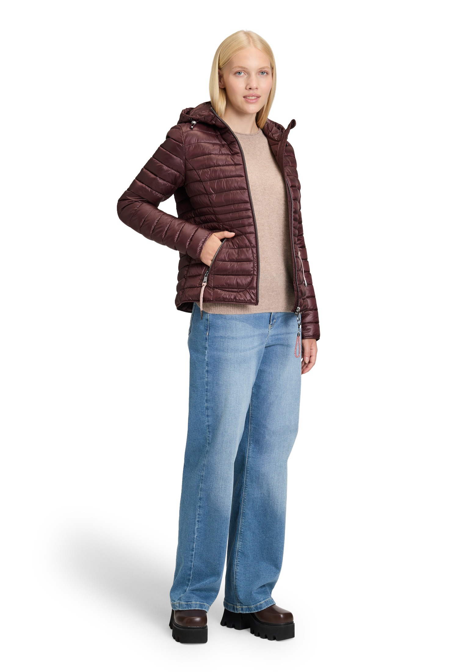 Cartoon Steppjacke »Steppjacke mit Reißverschlusstaschen«