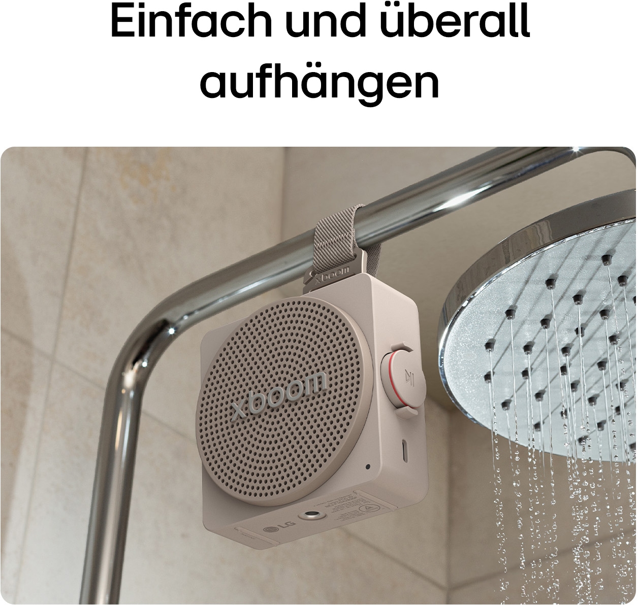 LG Portable-Lautsprecher »xboom Mini« 1.0 (Bluetooth Apple Siri | Google Assistant 15 W)