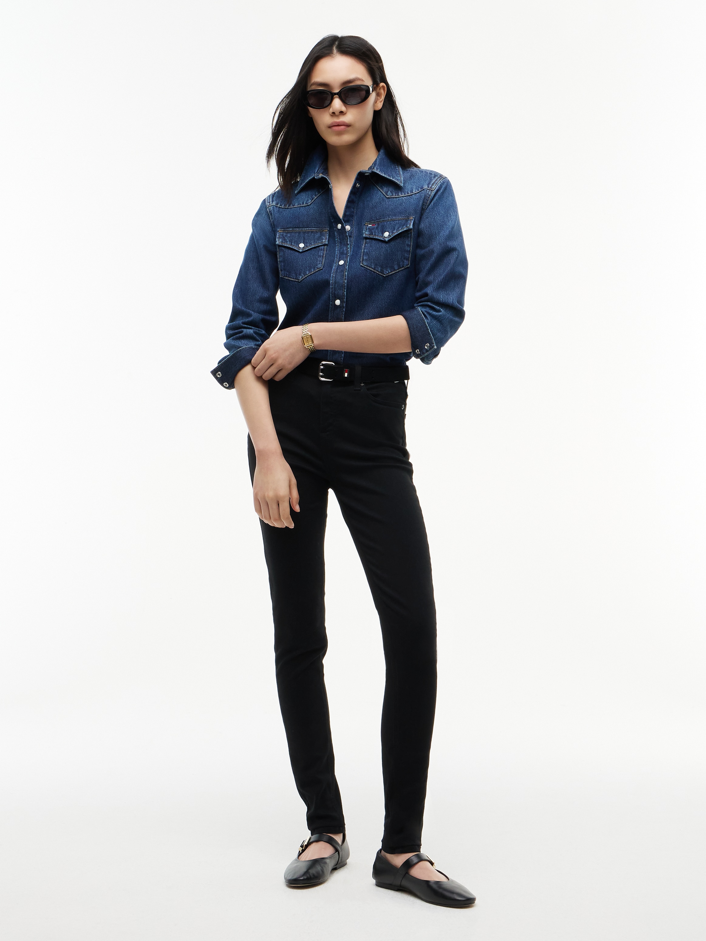 Tommy Jeans Skinny-fit-Jeans »NORA MD SKN« mit Stretchanteil, Mid Rise