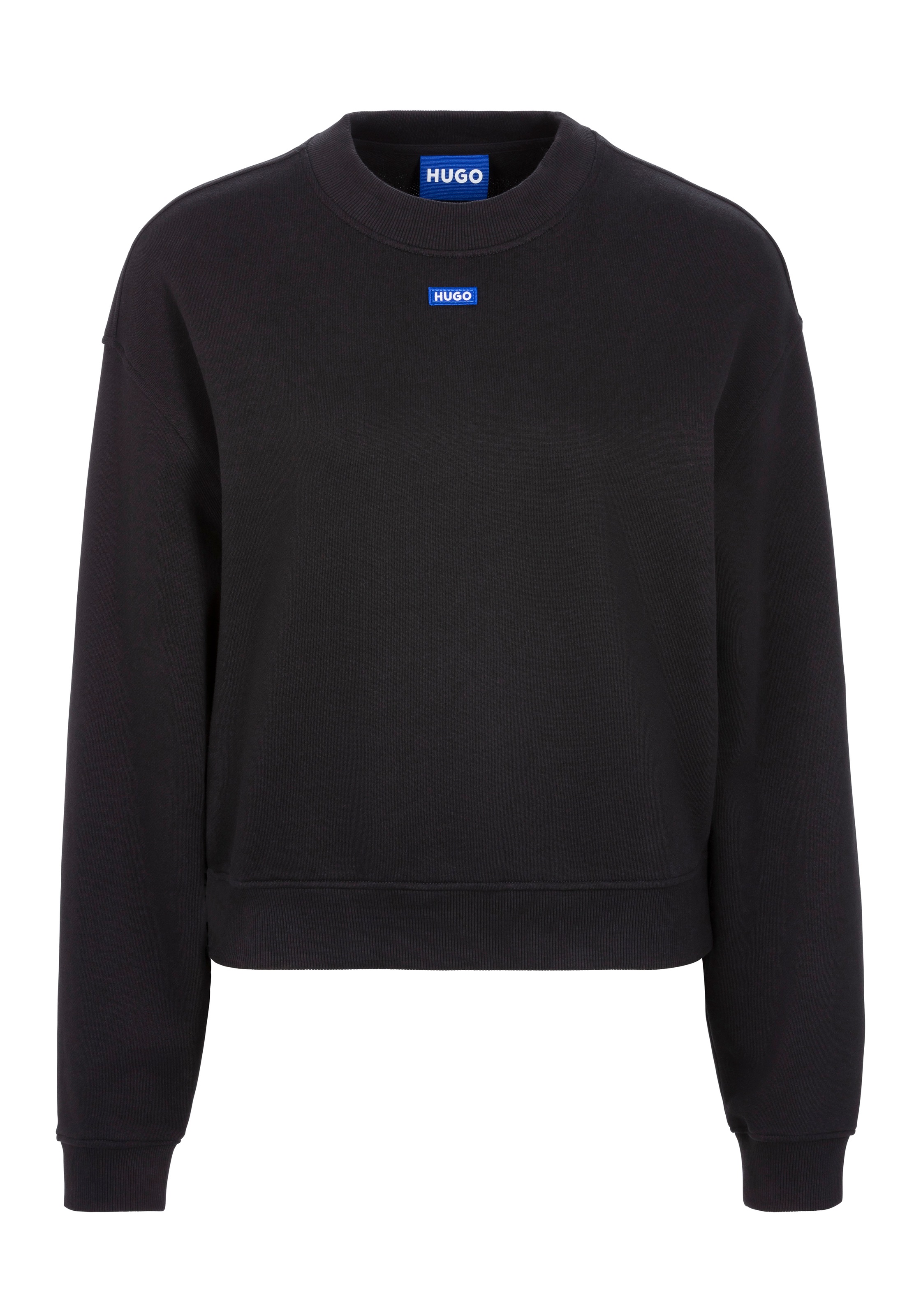 HUGO Blue Sweatshirt »Delessa«, mit Logoaufnäher