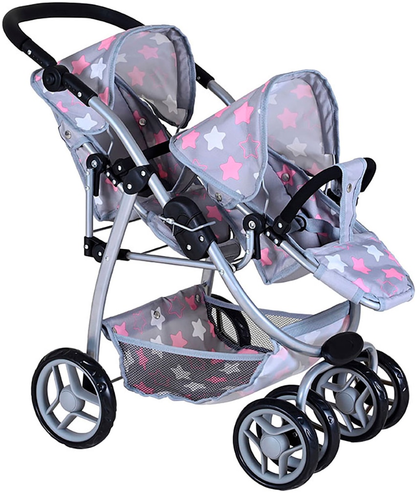 Knorrtoys® Puppen-Zwillingsbuggy »Milo«