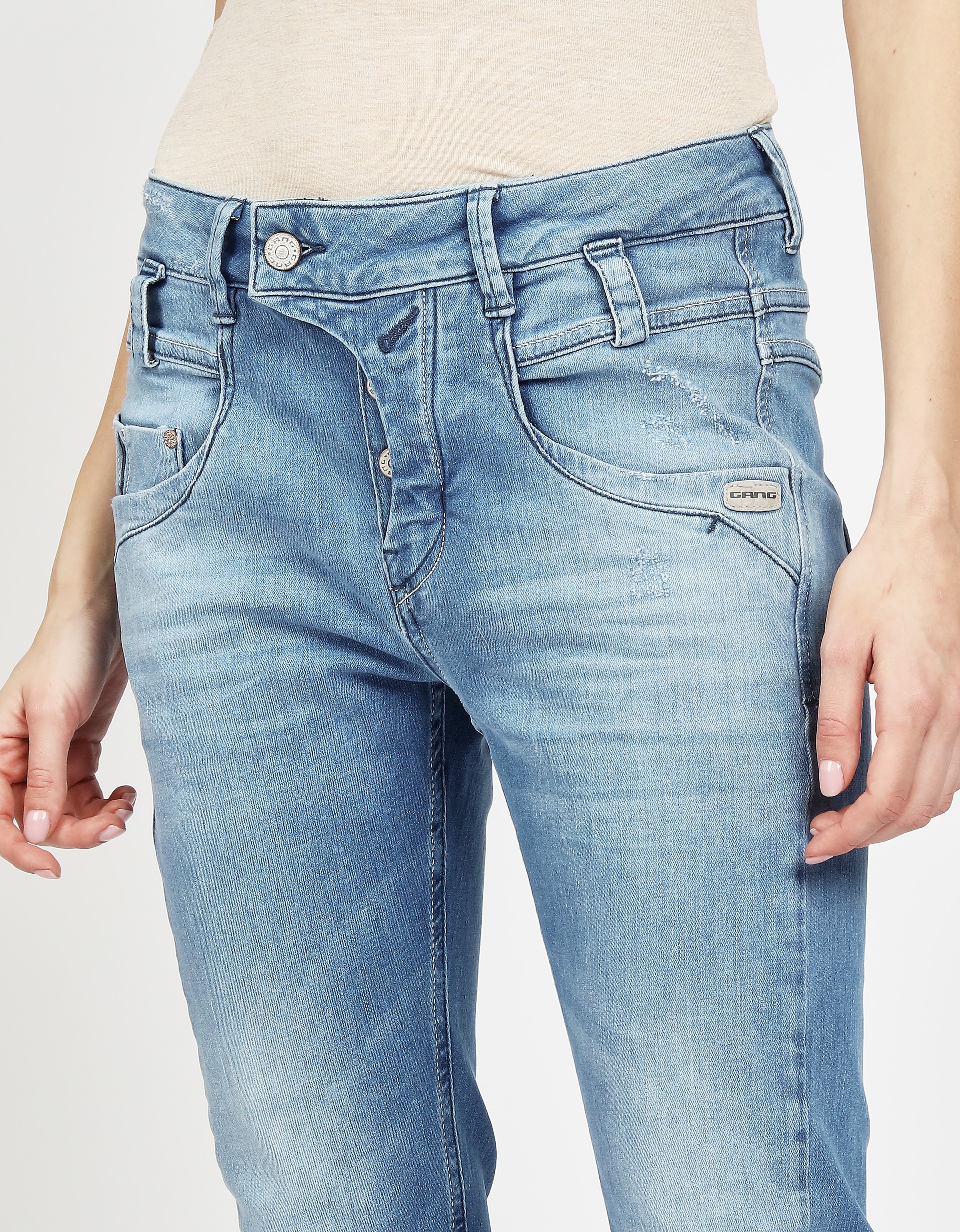 GANG Slim-fit-Jeans »94MARGE«, mit besonderem 4-Knopf-Verschluss