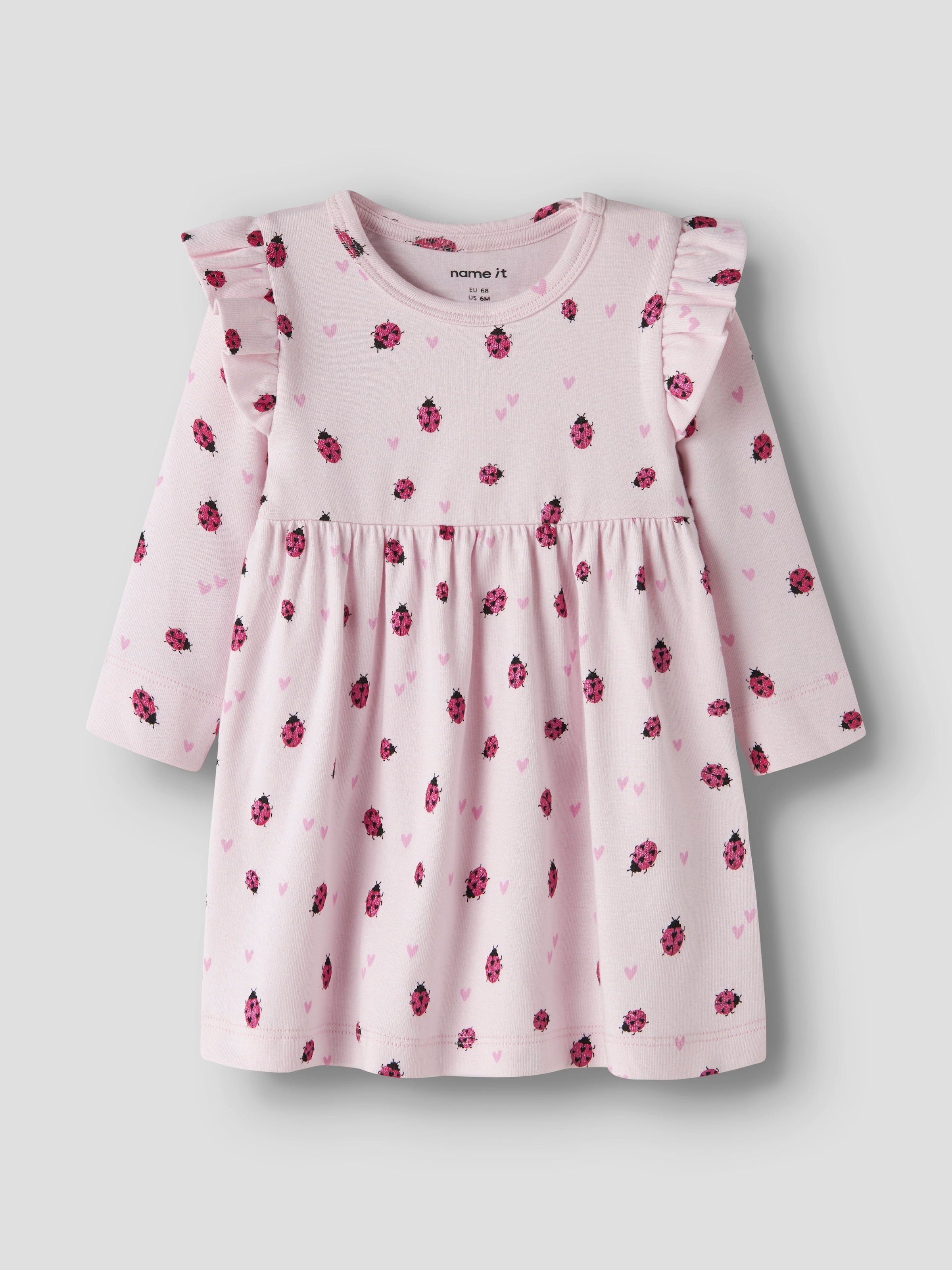 Name It Jerseykleid »NBFHALINE LS DRESS« Baumwollmischung, regular fit