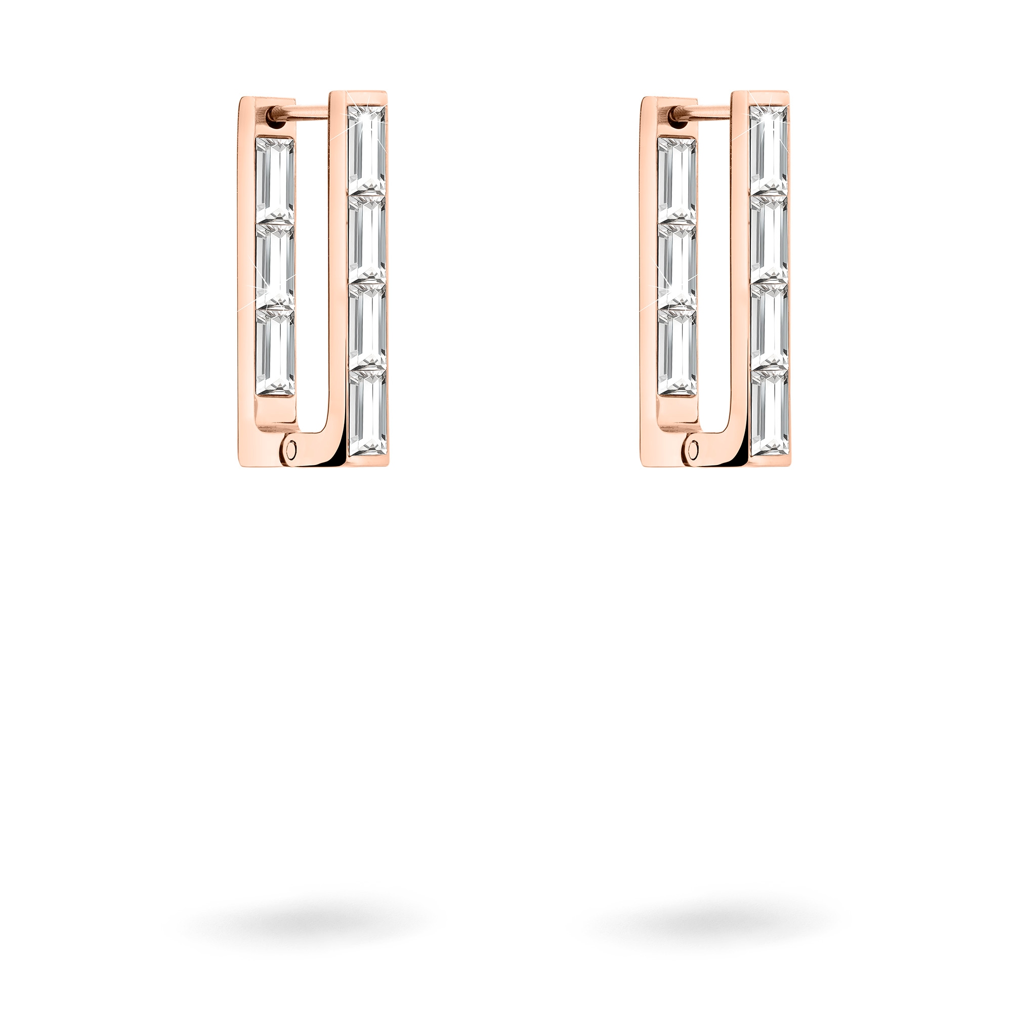 Liebeskind Berlin Paar Creolen »Schmuck Geschenk Edelstahl Ohrringe Sparkling Link« mit Zirkonia (synth.)
