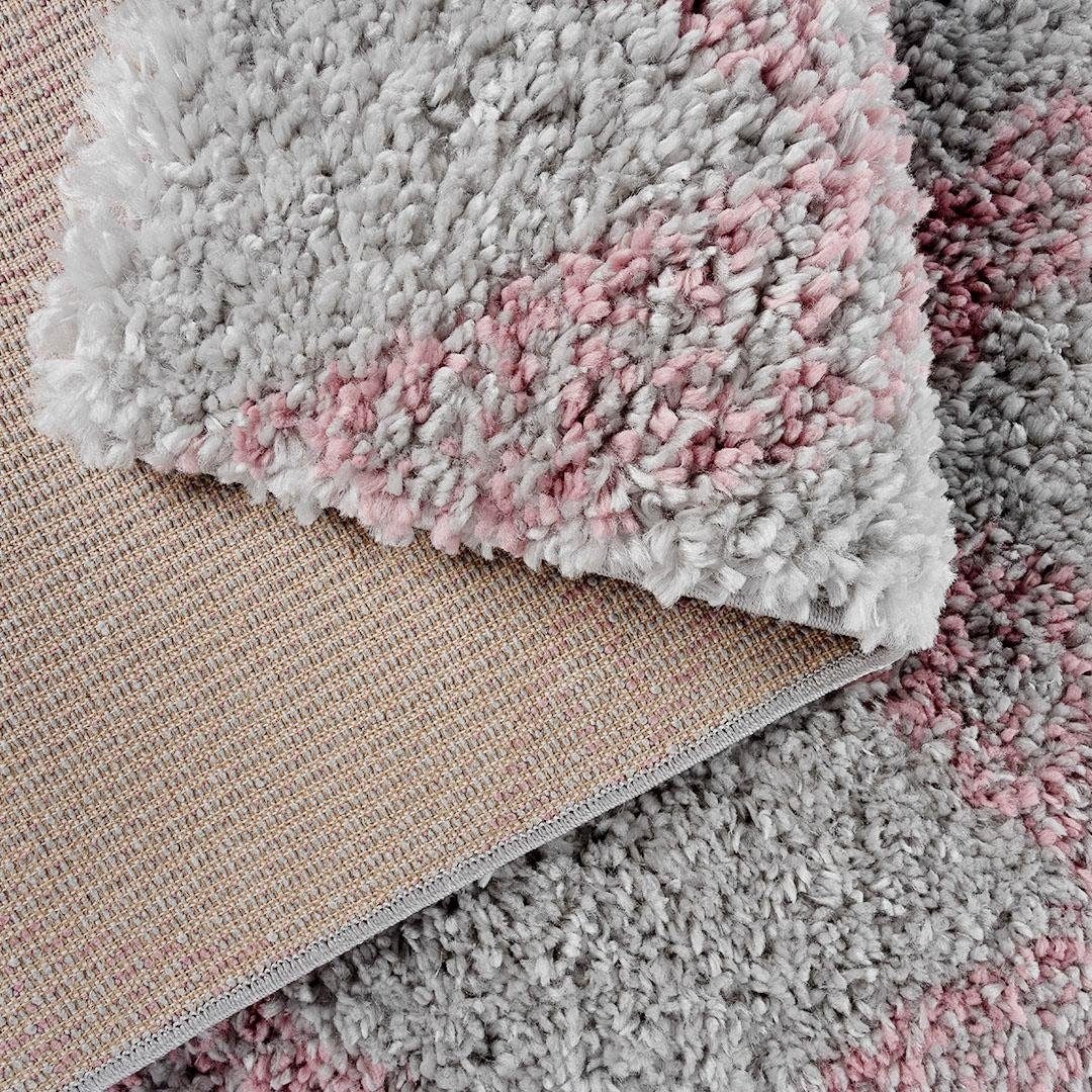 Sehrazat Hochflor-Teppich »Ethno 8699«, rechteckig, 30 mm Höhe, Langflor im Allover Design, Wohnzimmer