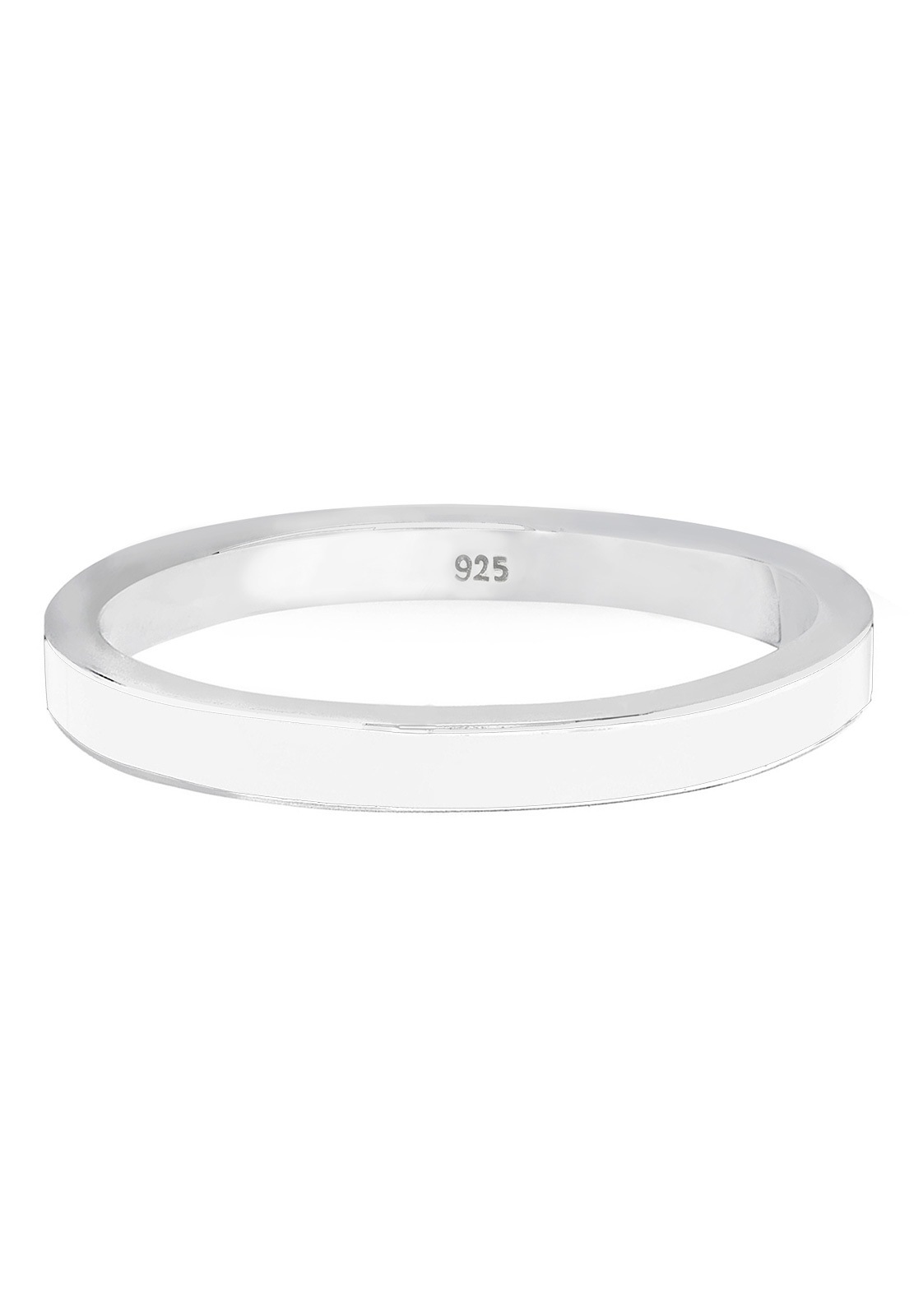 Elli Silberring »Ring Stapelring Basic Emaille 925 Silber«