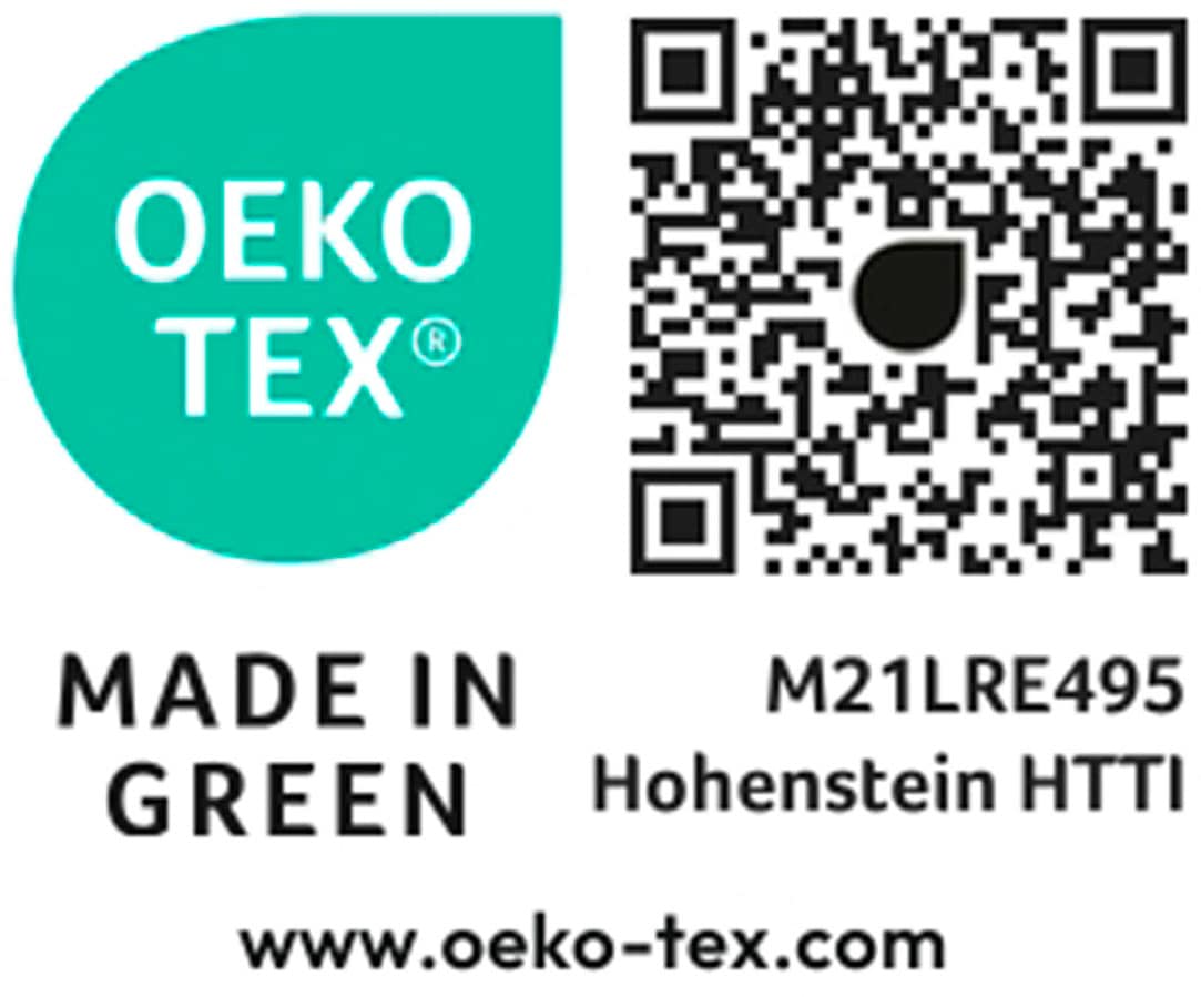 Schiesser Wendebettwäsche »Mabel aus weicher Baumwolle mit schlichtem Grafikprint«, (2 tlg.), MADE IN GREEN by OEKO-TEX®-zertifiziert