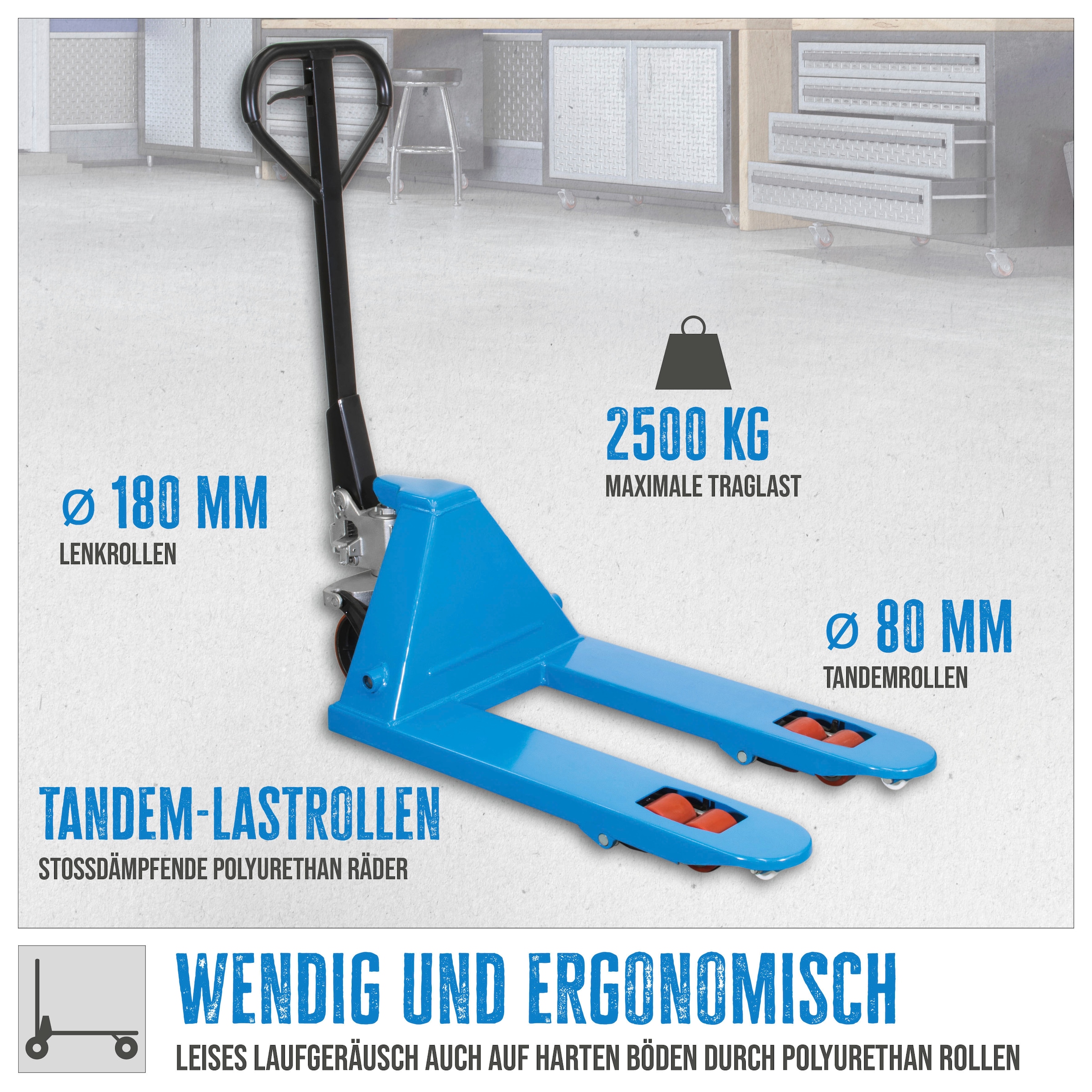 Güde Gabelhubwagen »»GHW 2500-80 PU««