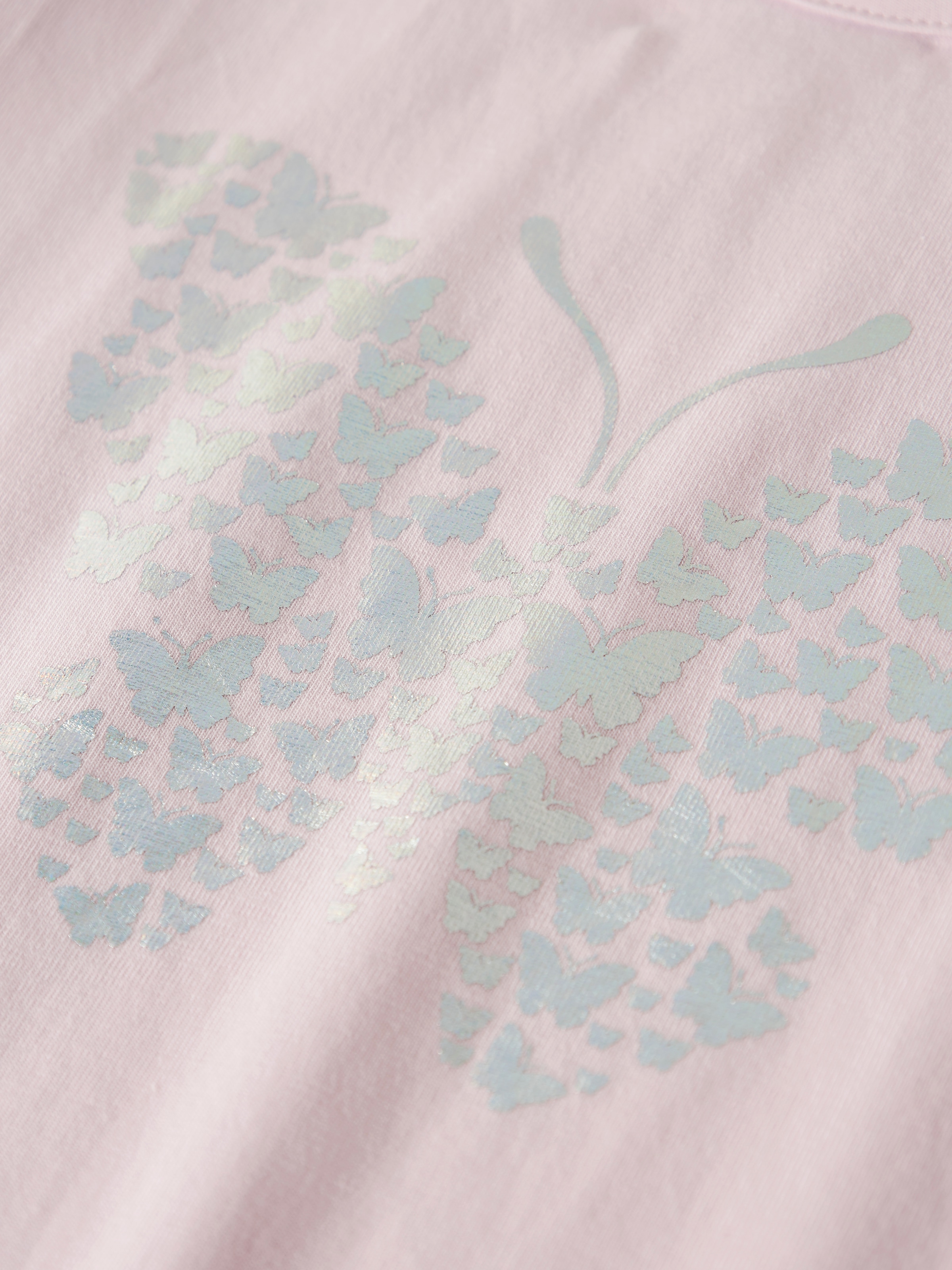 Name It T-Shirt »NMFFIPASA CAP SL TOP BOX« mit sommerlichem Schmetterlings-Druck