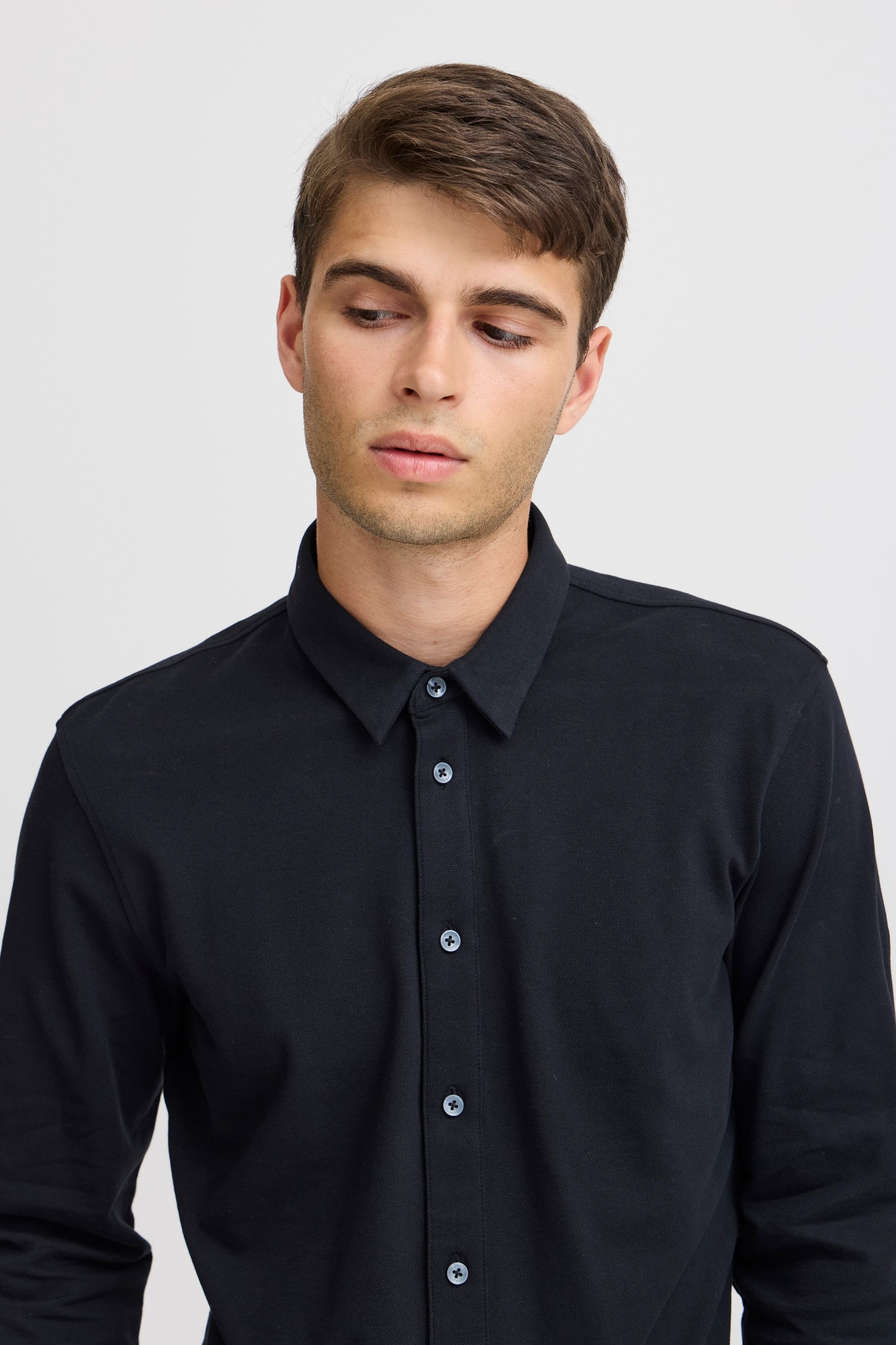 Casual Friday Businesshemd »Businesshemd CFARTHUR LS BU jersey piquet shirt«