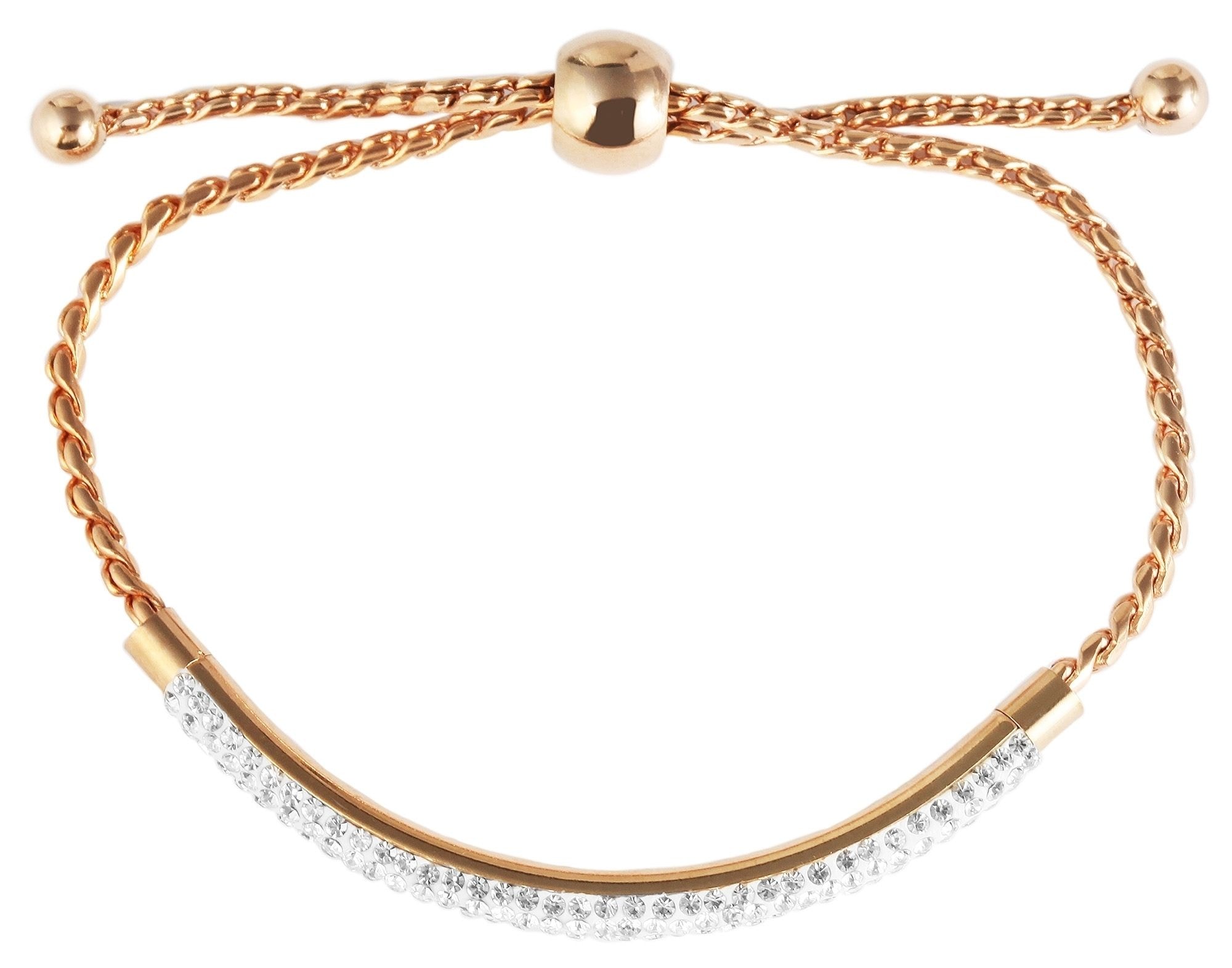 Adelia´s Armband »Damen Armband aus Edelstahl mit Perle 23 cm«