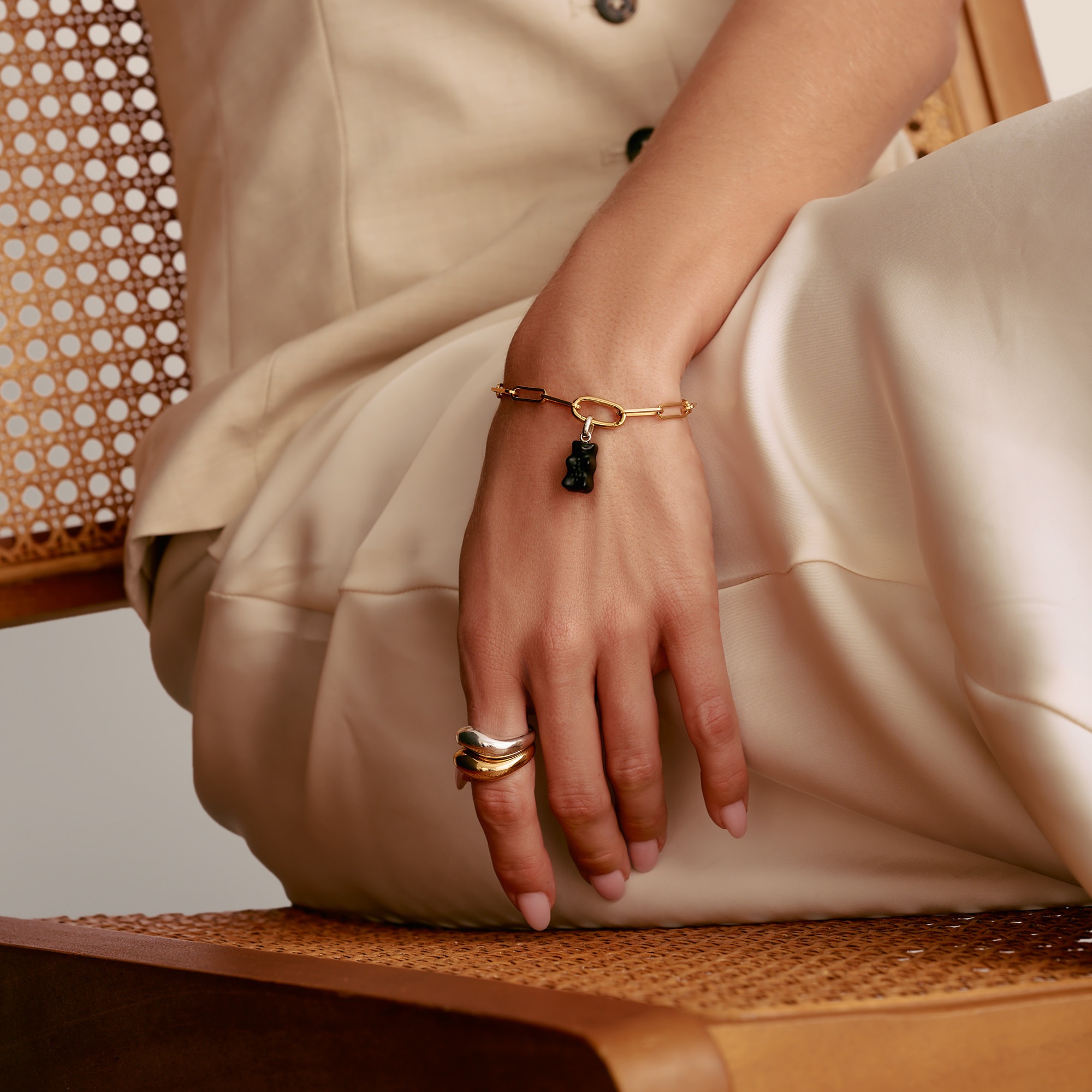 THOMAS SABO Charm-Einhänger »THOMAS SABO x HARIBO: Charm - Connect« mit Kristallglas