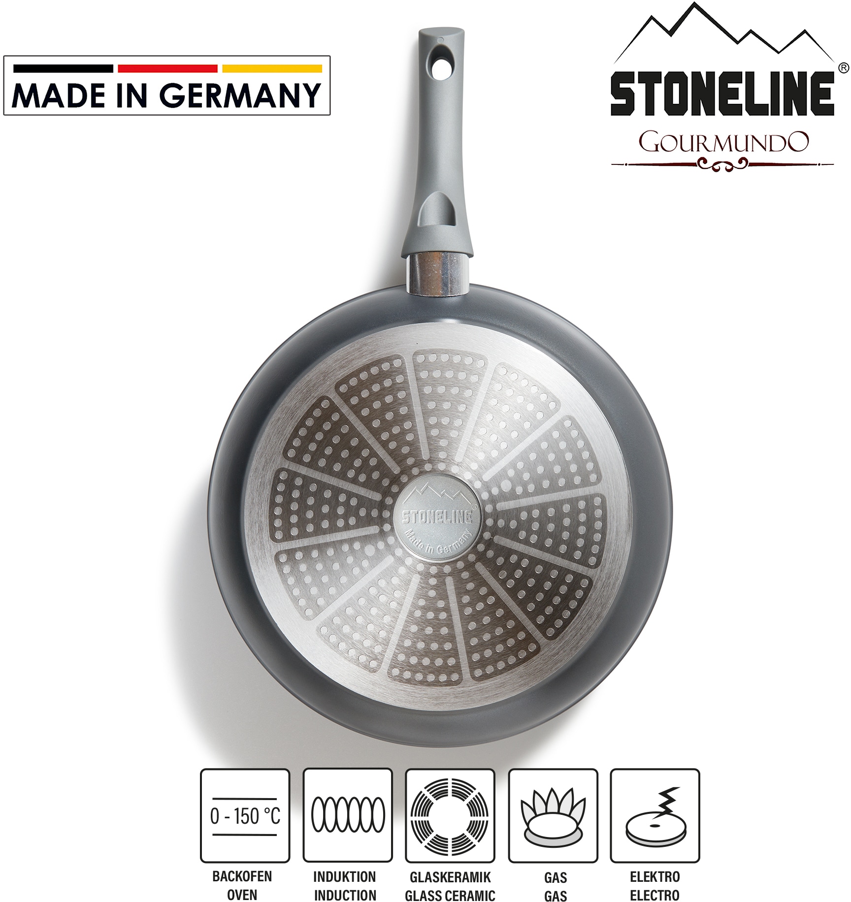 Made Induktion (1 Bratpfanne, im STONELINE Shop Indukton, OTTO in bestellen tlg.), Aluminium, Germany, STONELINE®-Antihaftbeschichtung, Online