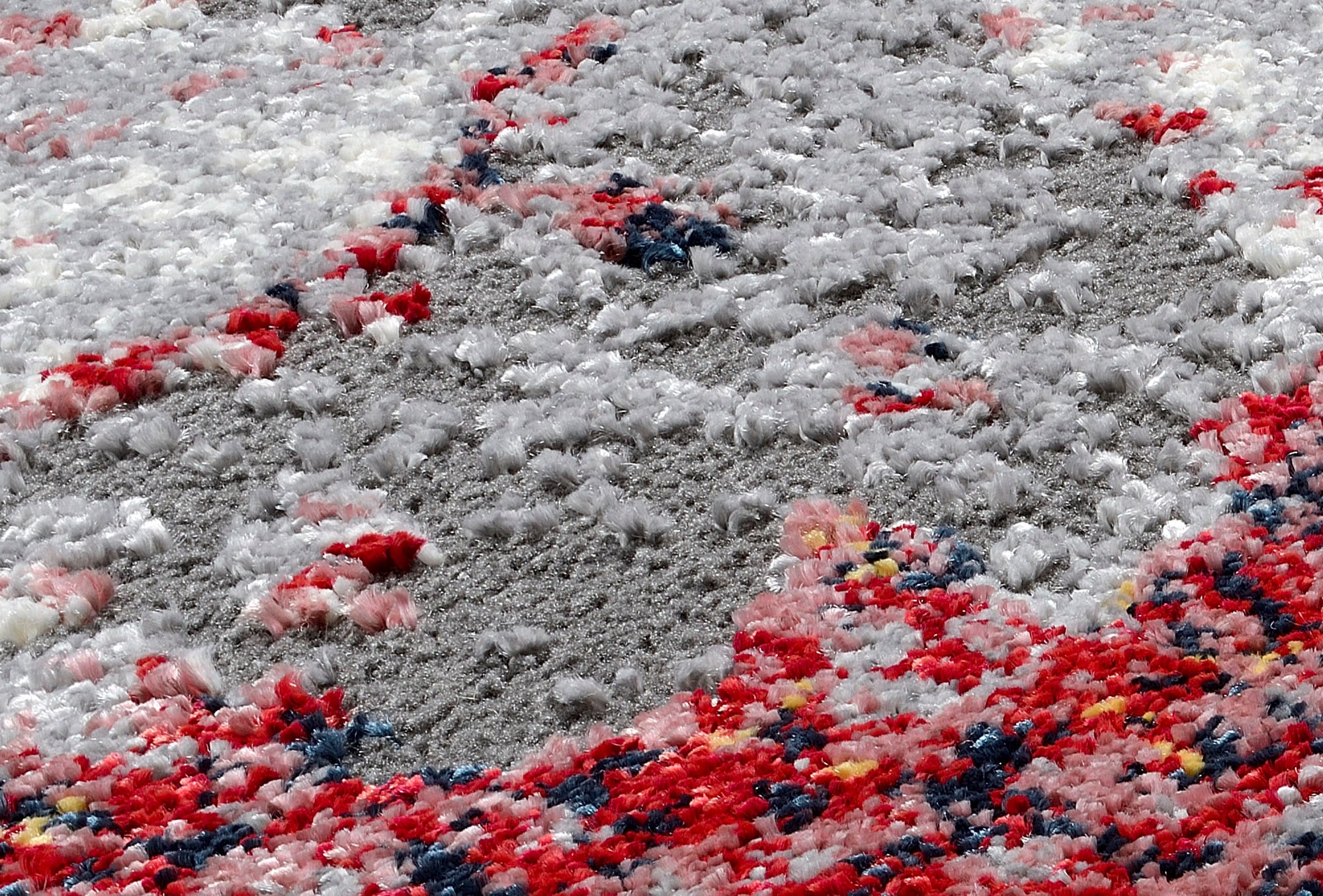 OCI DIE TEPPICHMARKE Teppich »HIGH & LOW ONE« rechteckig 20 mm Höhe Hochflor, Langflor, 3D Hochtief-Optik, Wohnzimmer