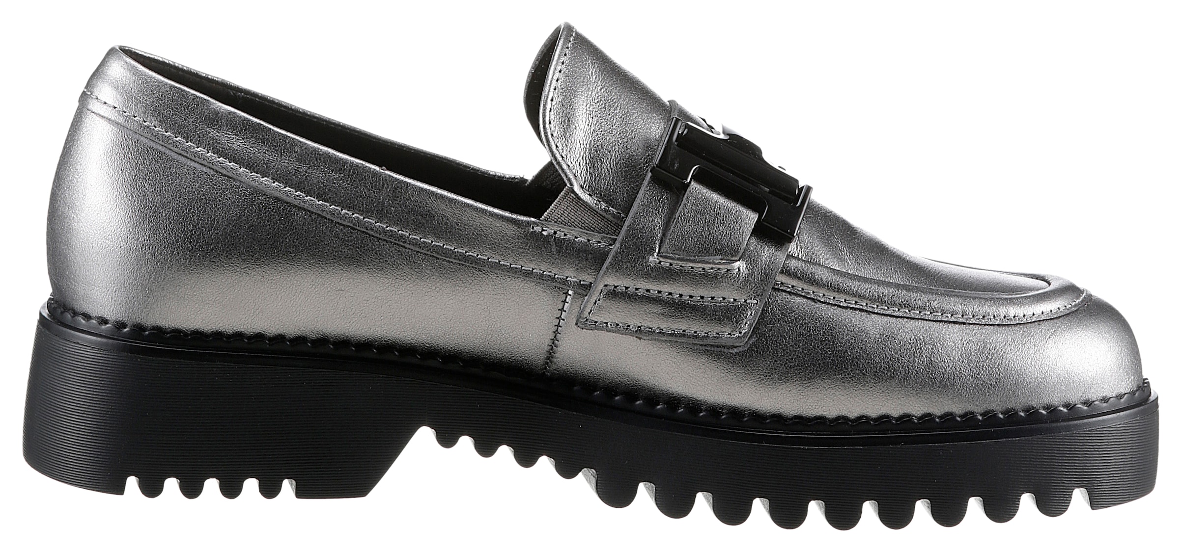 Gabor Loafer »Florenz«, Blockabsatz, Slipper, Halbschuh, Schlupfschuh in Weite G (=weit)