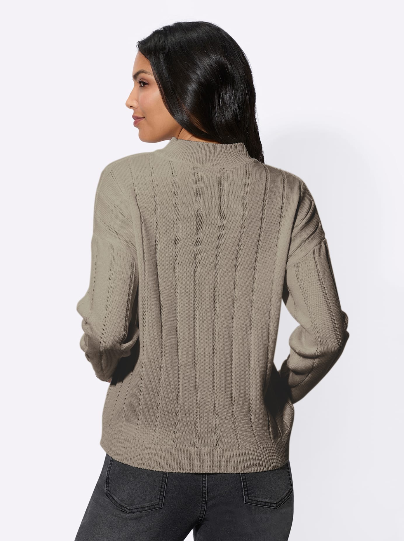 Classic Basics Stehkragenpullover »Langarm-Pullover«