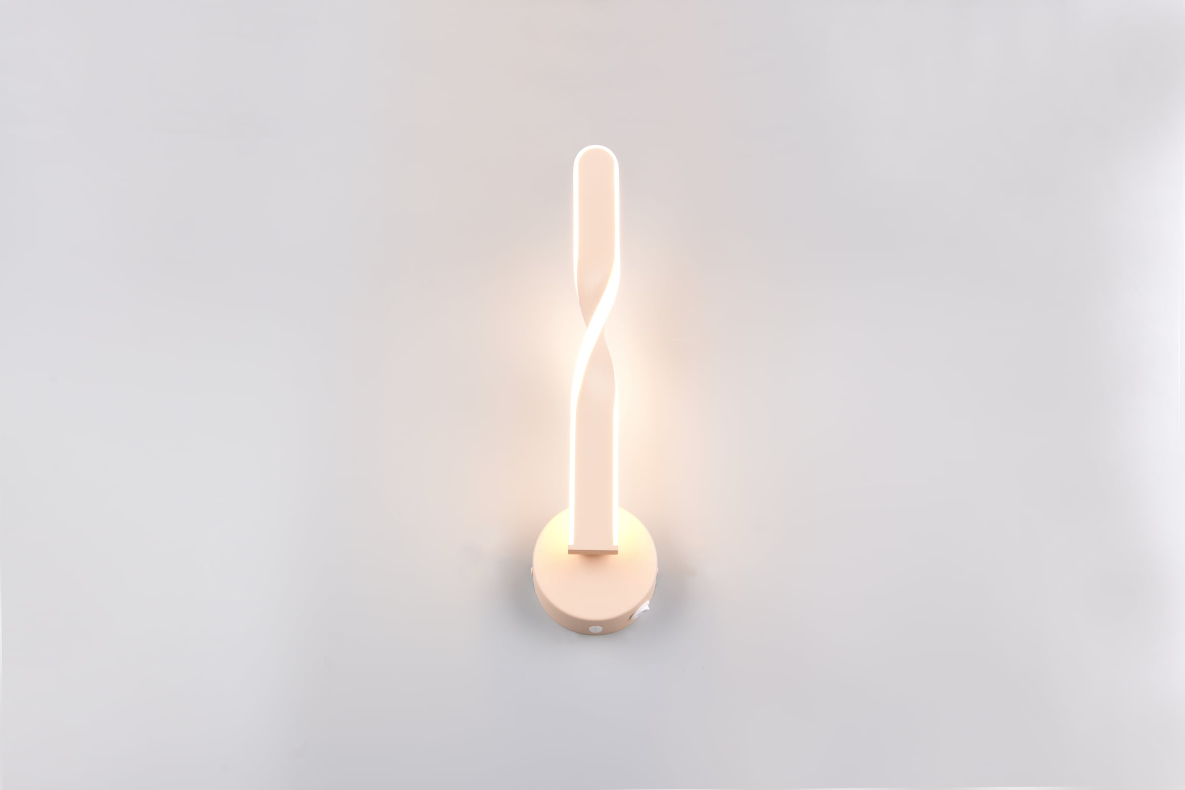 REALITY Leuchten LED Wandleuchte »GINKO, LED Wandlampe mit Schalter, 11W 1250 Lumen 3000K warmweiß« LED-Board 1 Stk. Warmweiß On/Off Kippschalter, elegant geschwungene LED Elemente Höhe 45,5cm