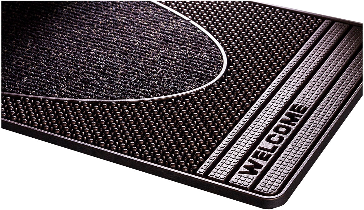 Home2Fashion Fußmatte »CenterClean«, rechteckig, 8 mm Höhe, schmale Schmutzfangmatte, strapazierfähig, In- und Outdoor geeignet