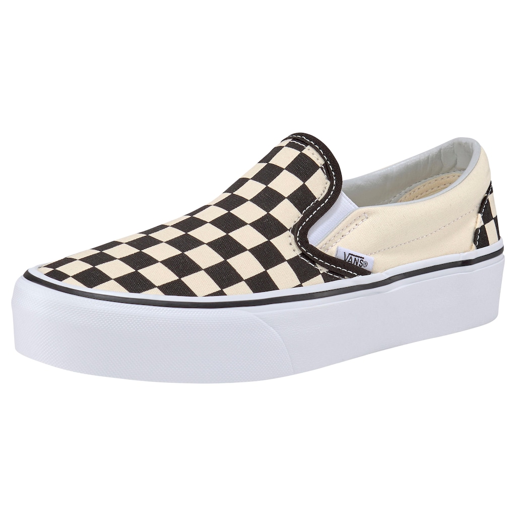 Vans Plateausneaker »Classic Slip-On Platform Checkerboard«