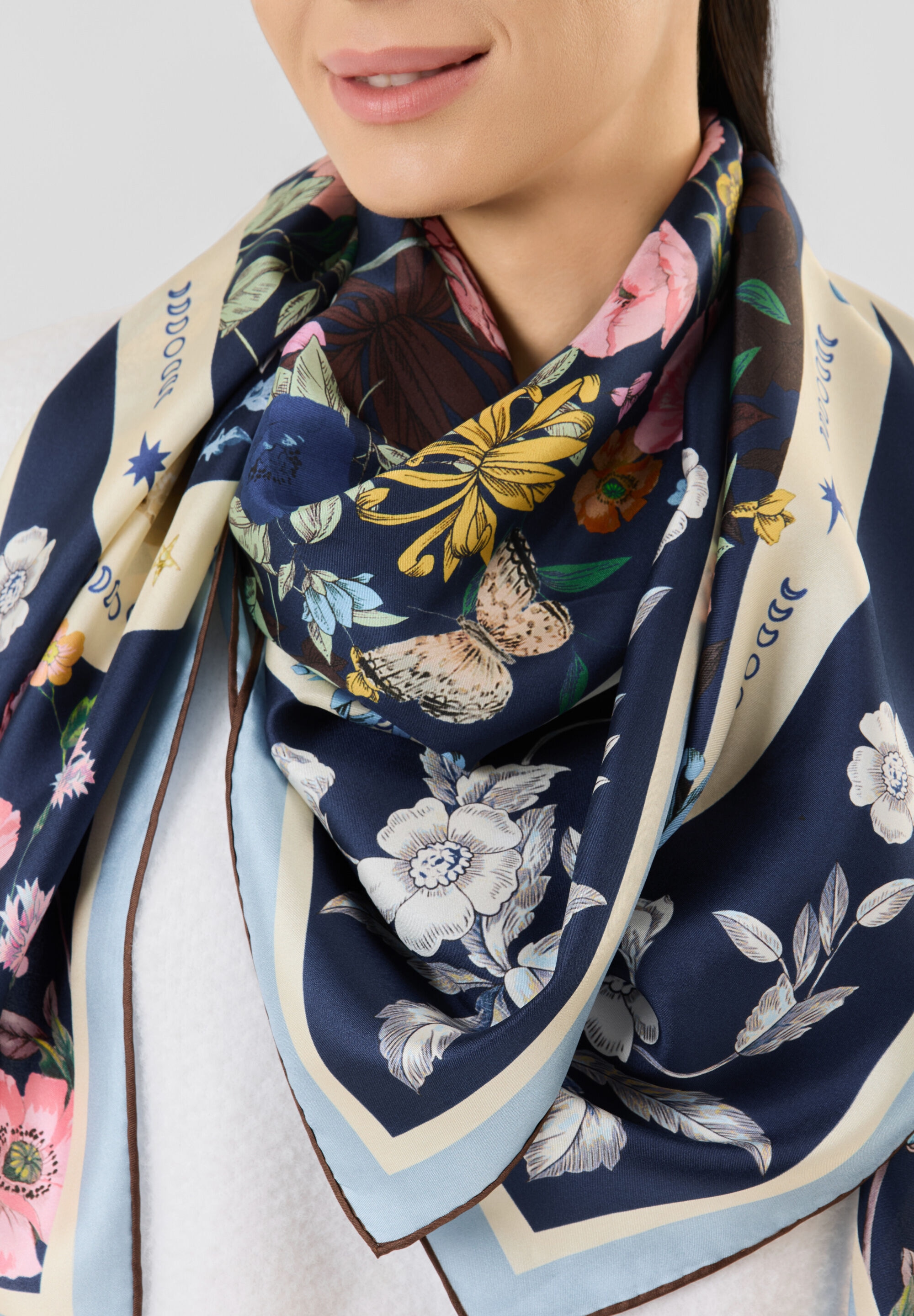 Codello Modetuch »Codello Tuch« mit Blumenmuster