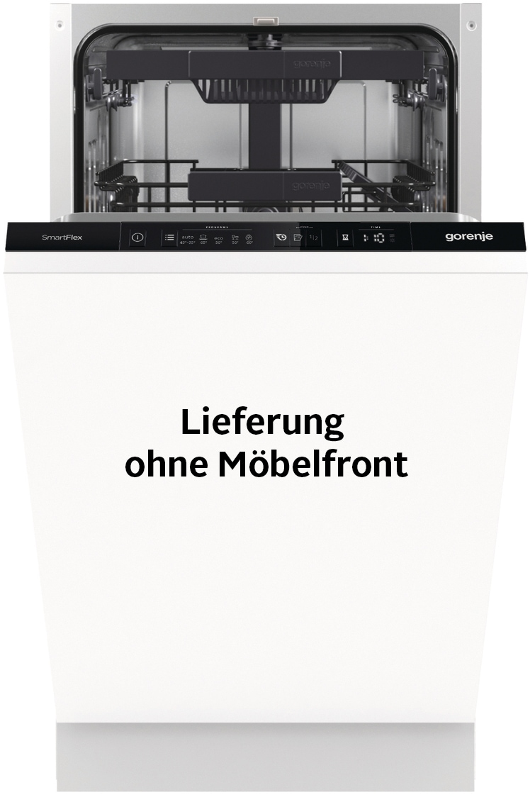 GORENJE vollintegrierbarer Geschirrspüler »GV561C10« 8,5 l 10 tlg. Maßgedecke 10 Maßgedecke, auto. Türöffnung, Besteckschublade