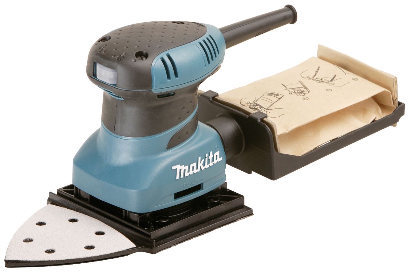 Makita Schwingschleifer »BO4565J«, inkl. Staubbox mit Mikrofilter